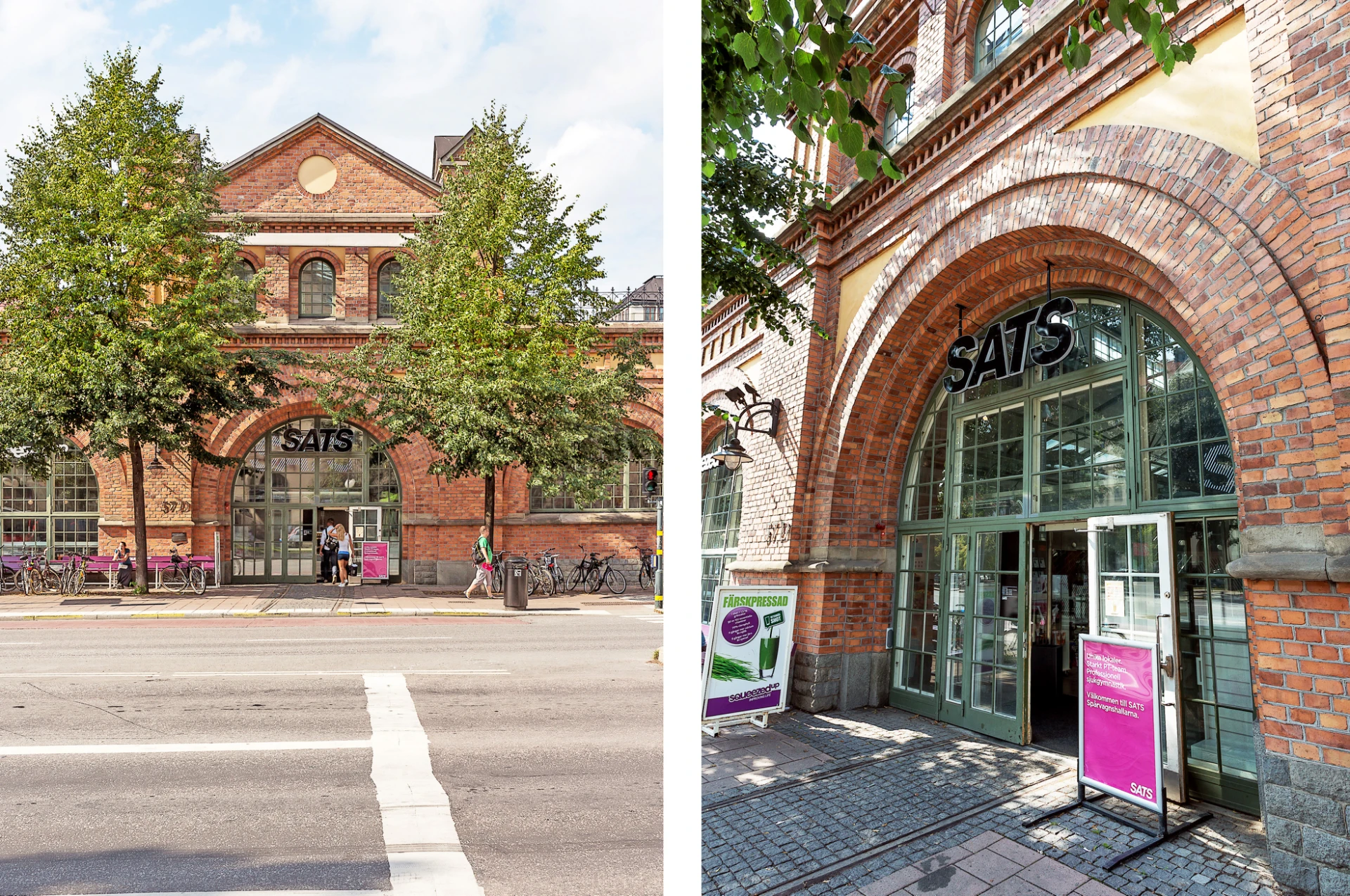 SATS finns på Tulegatan samt Birger Jarlsgatan