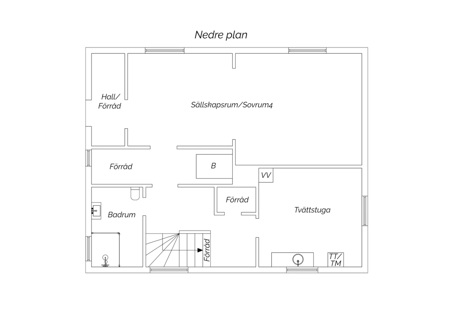 Nedre plan