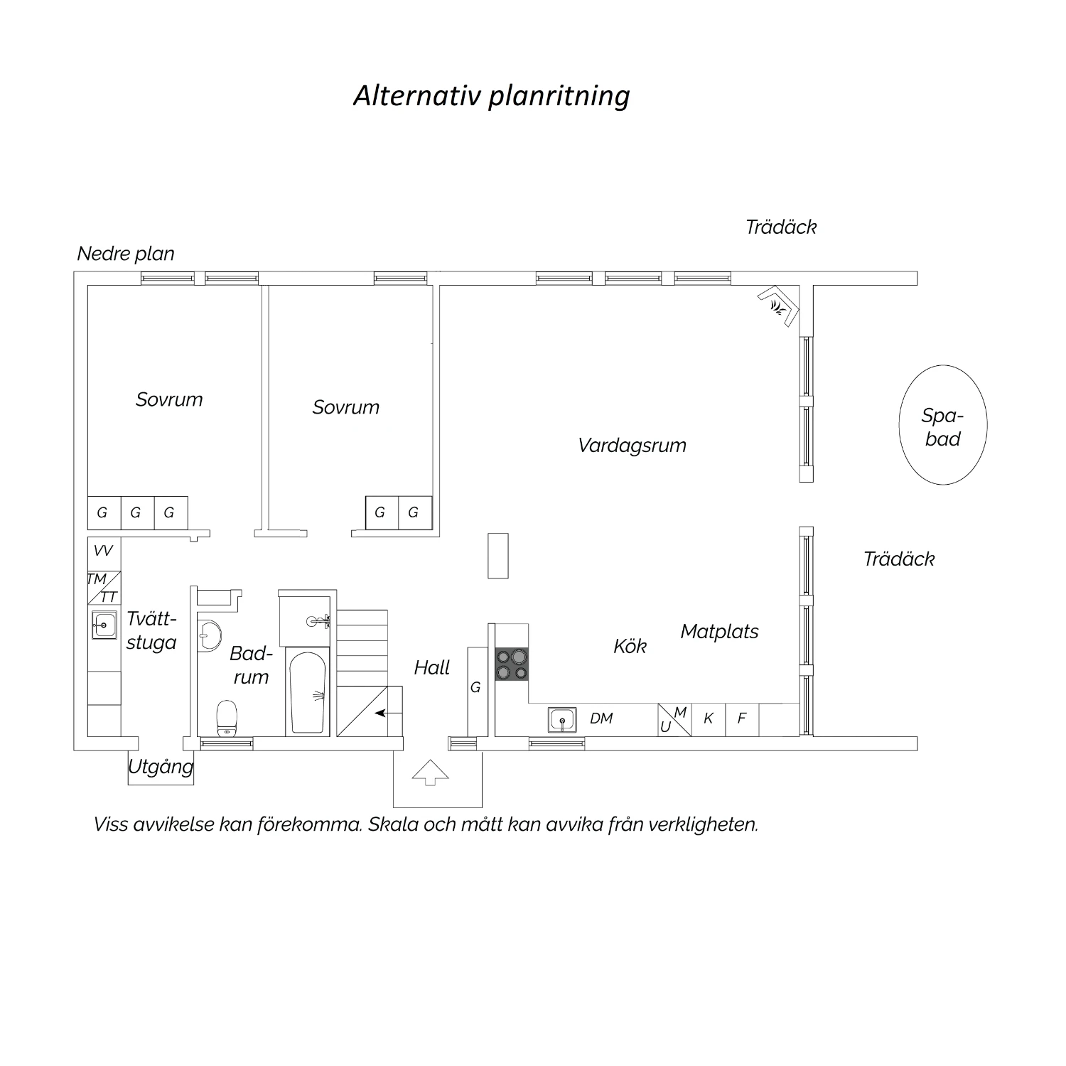 Entréplan - Alternativ