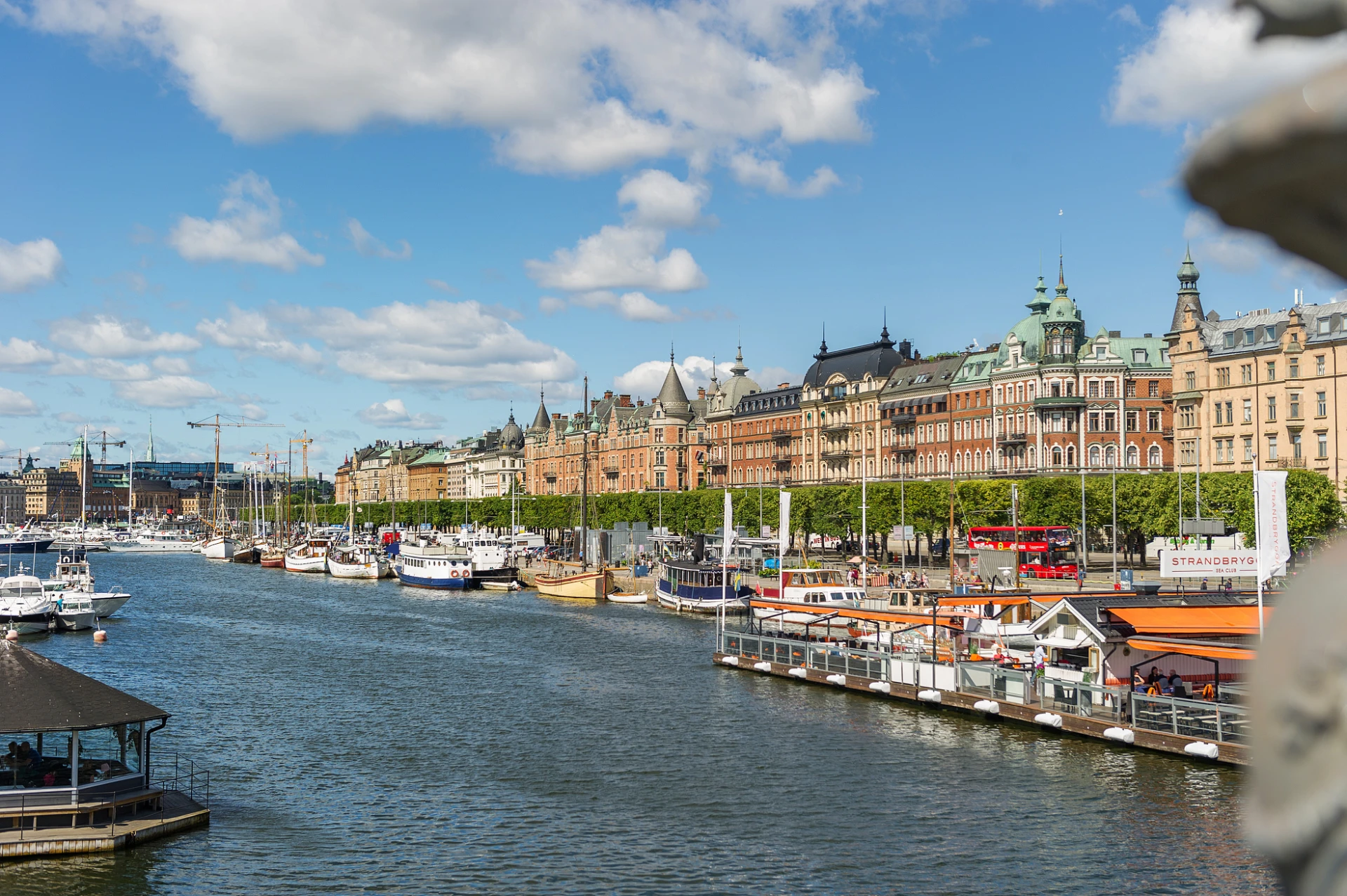 Vy mot Strandvägen