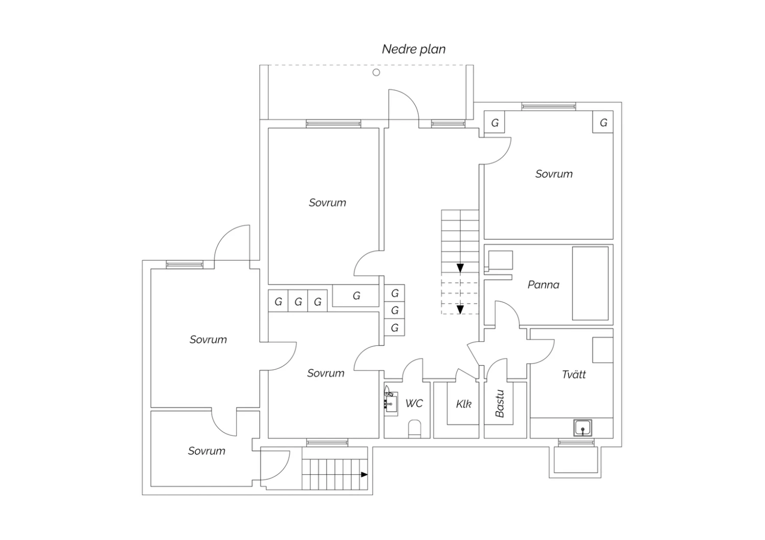 Nedre plan