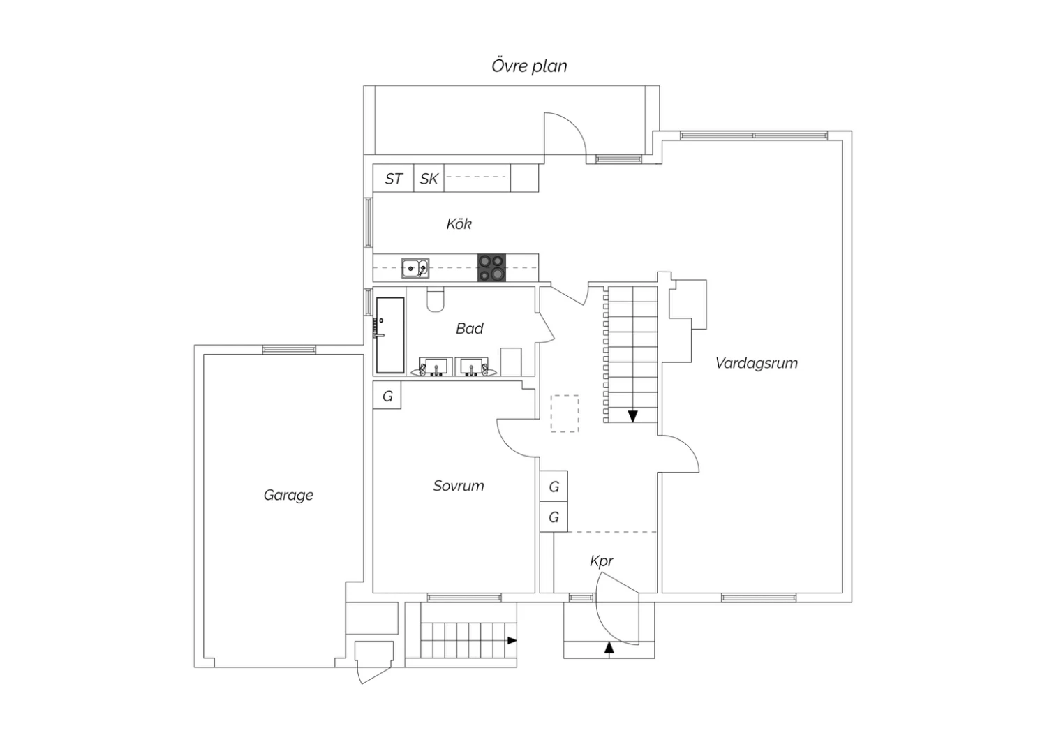 Övre plan