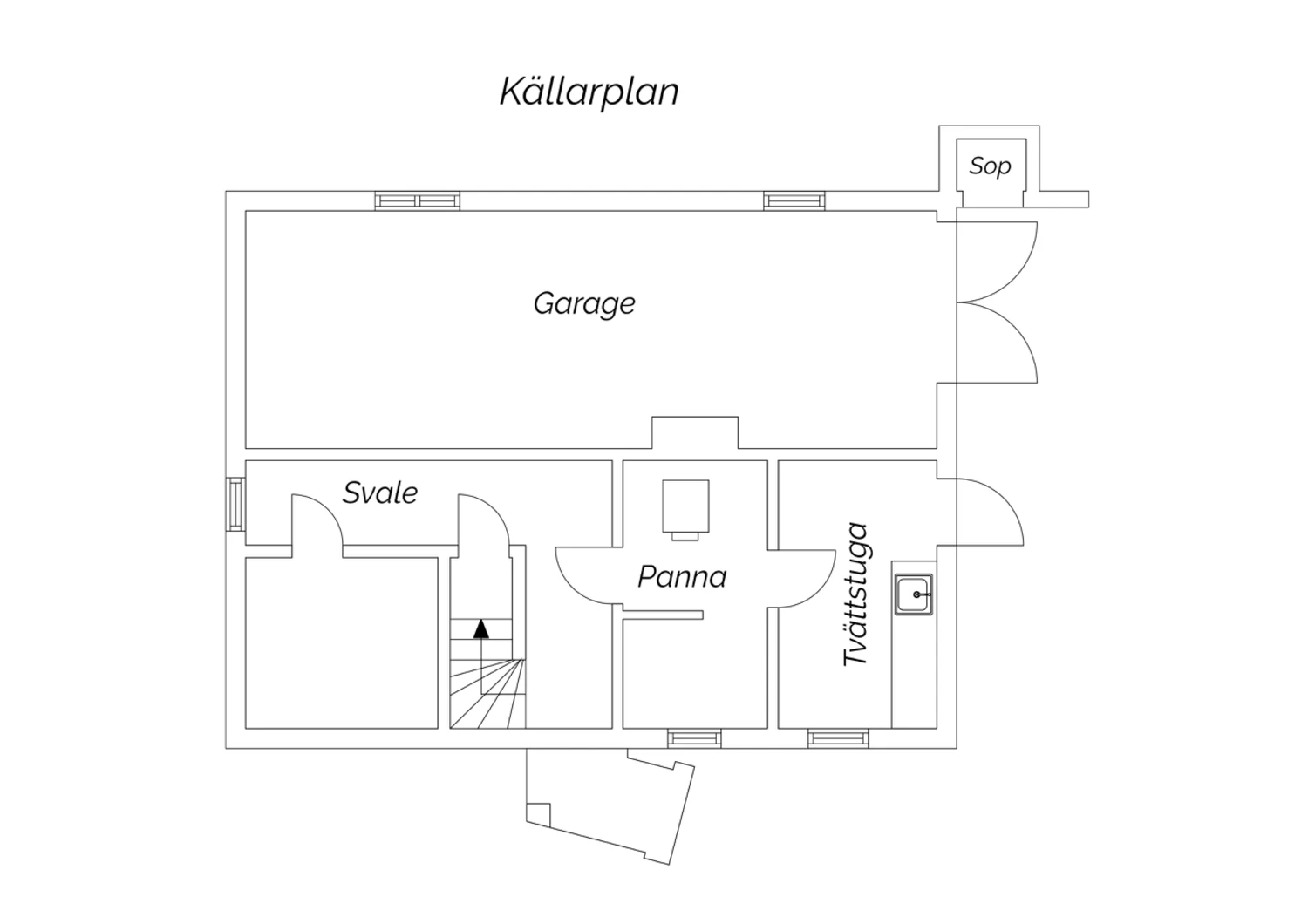 Landstormsvägen källarplan