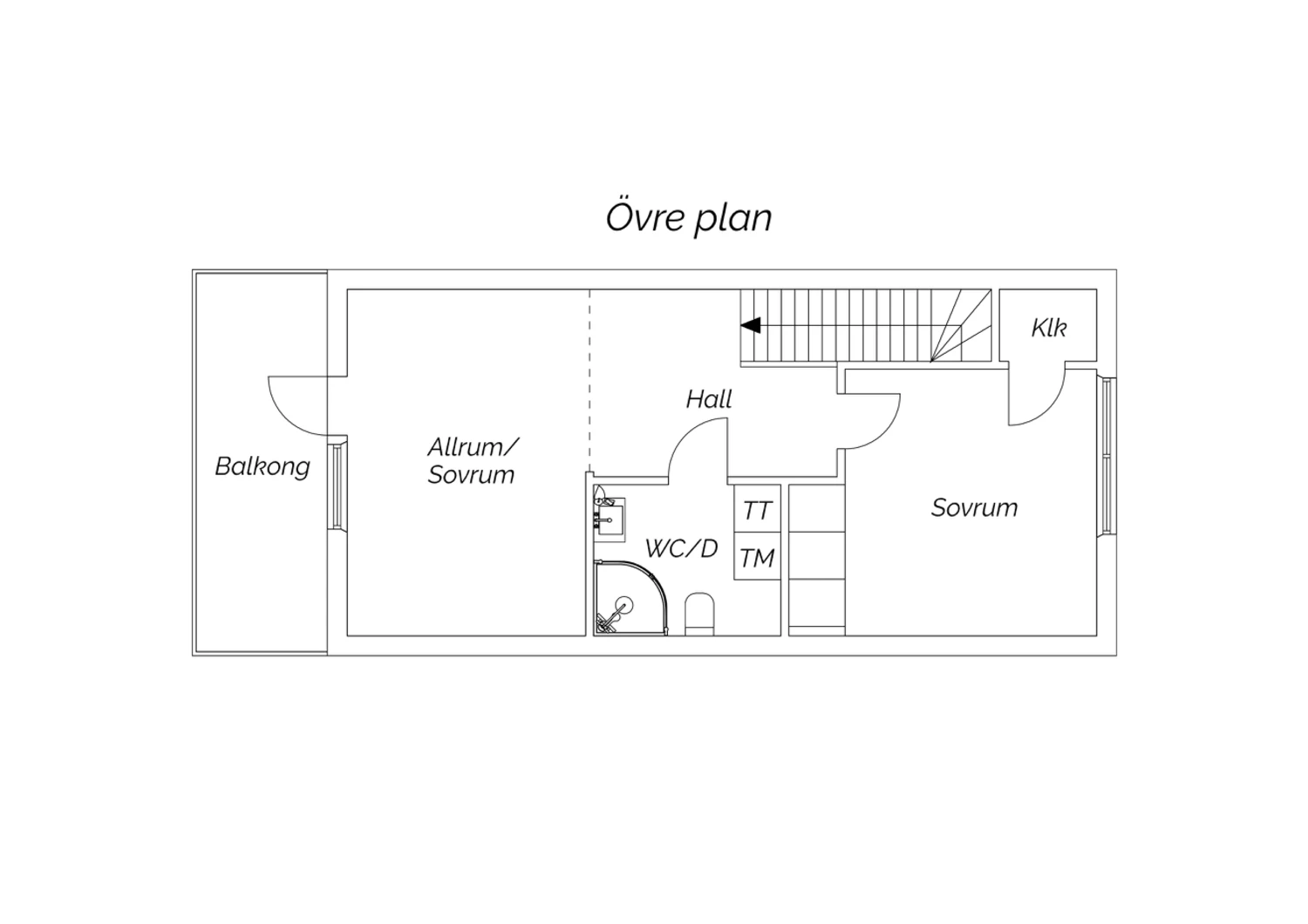 Lertagsgatan 50A Övre plan