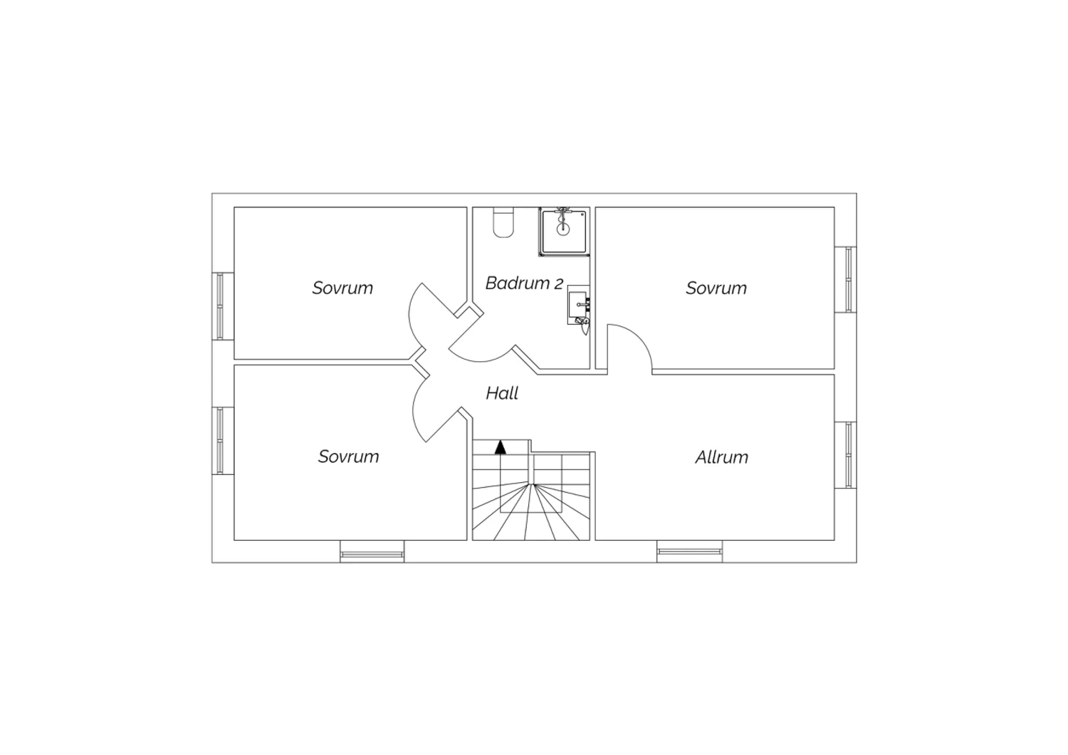 Musseronvägen Övreplan