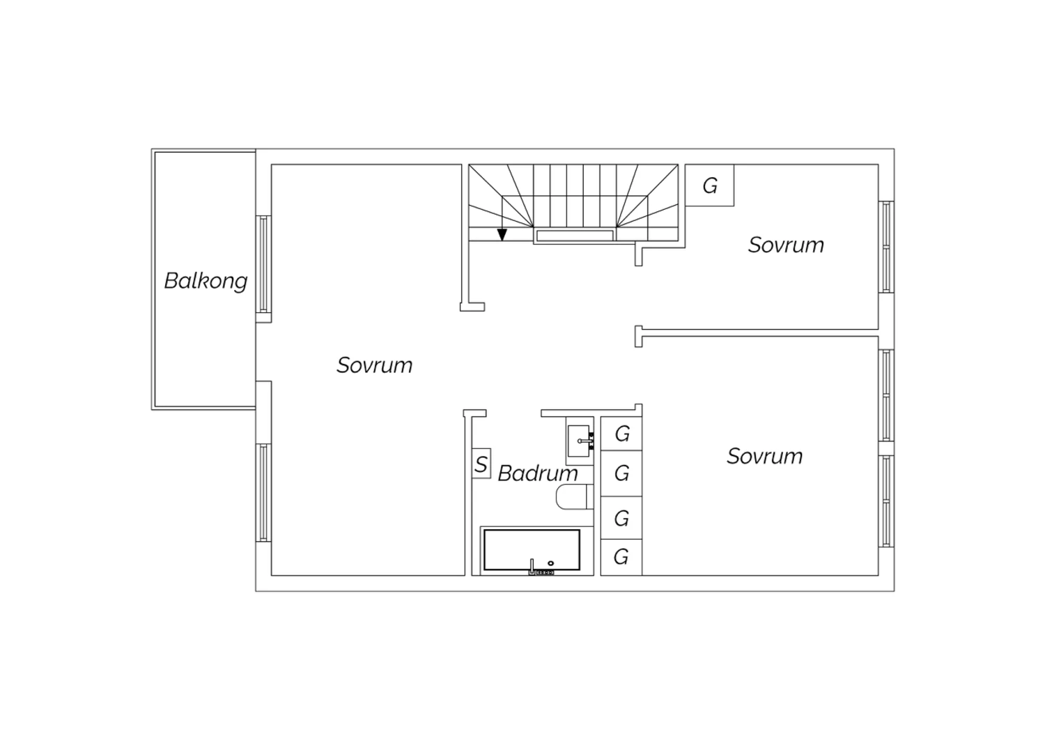 Övre plan