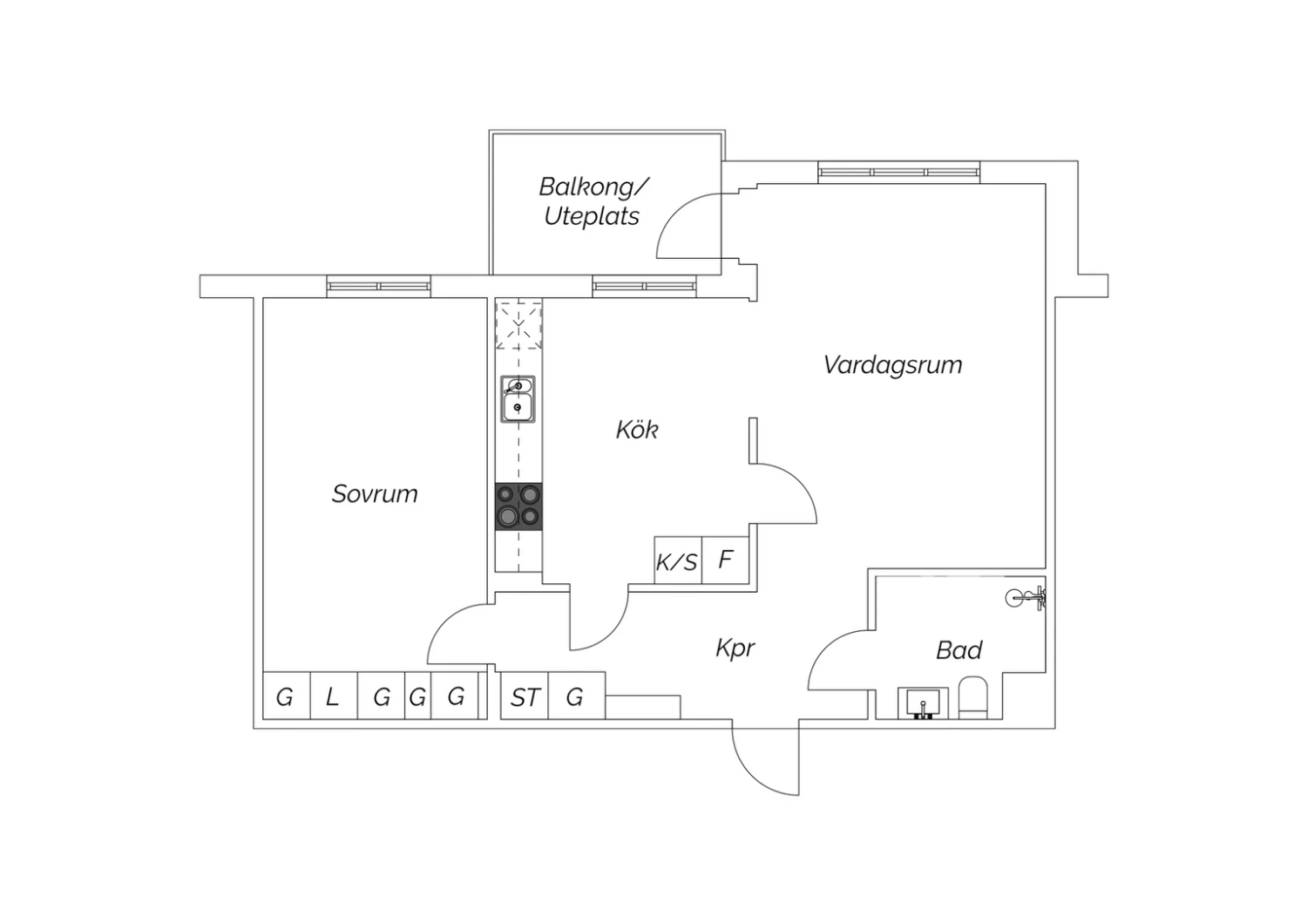 Plan Östa Storgatan 28