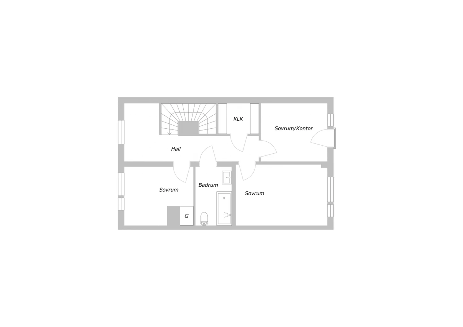 Övre plan