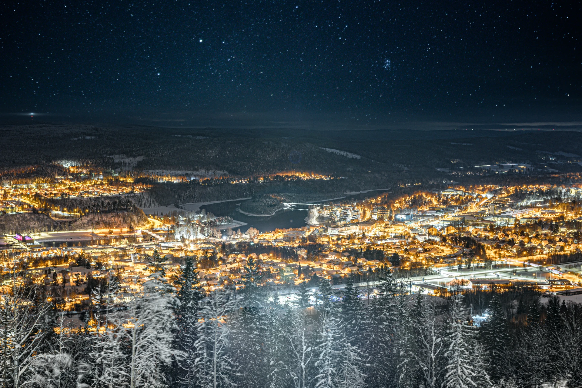 Utsikt över Sollefteå