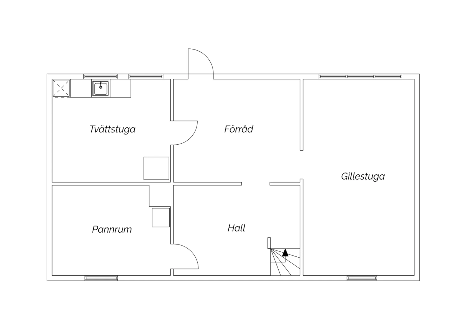 Planritning - Källarplan