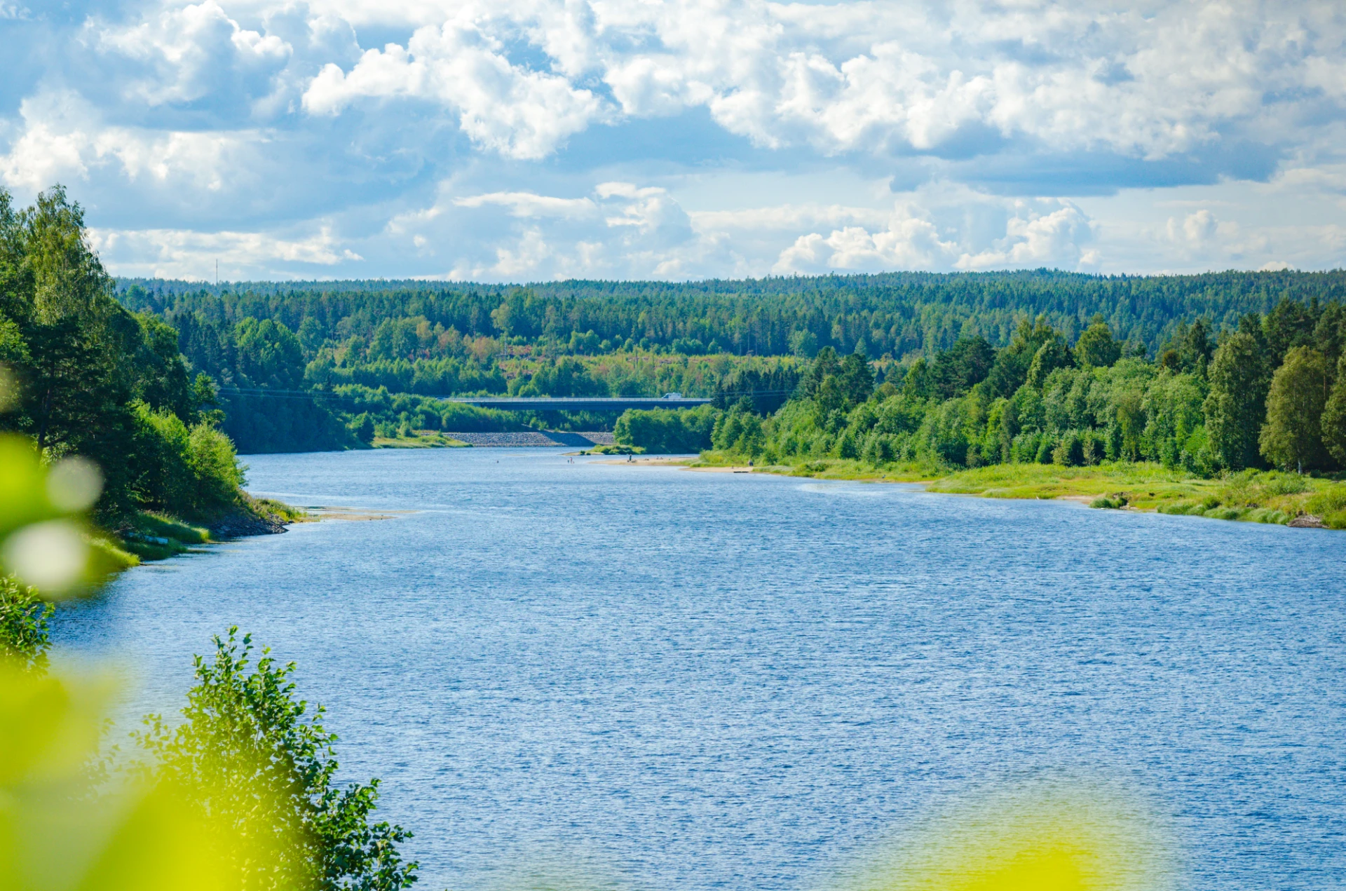 Badplats Ljungan vid Klockarberget