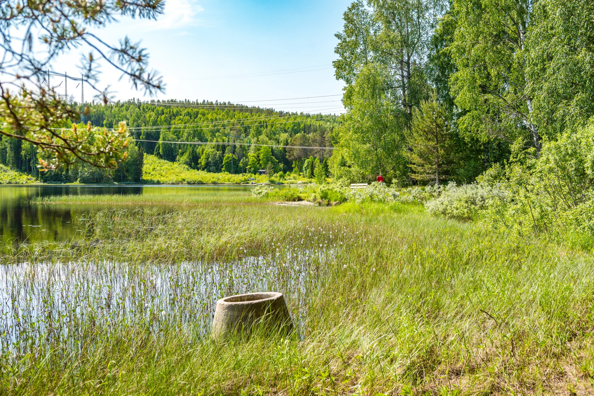 Vindskyddet vid sjön