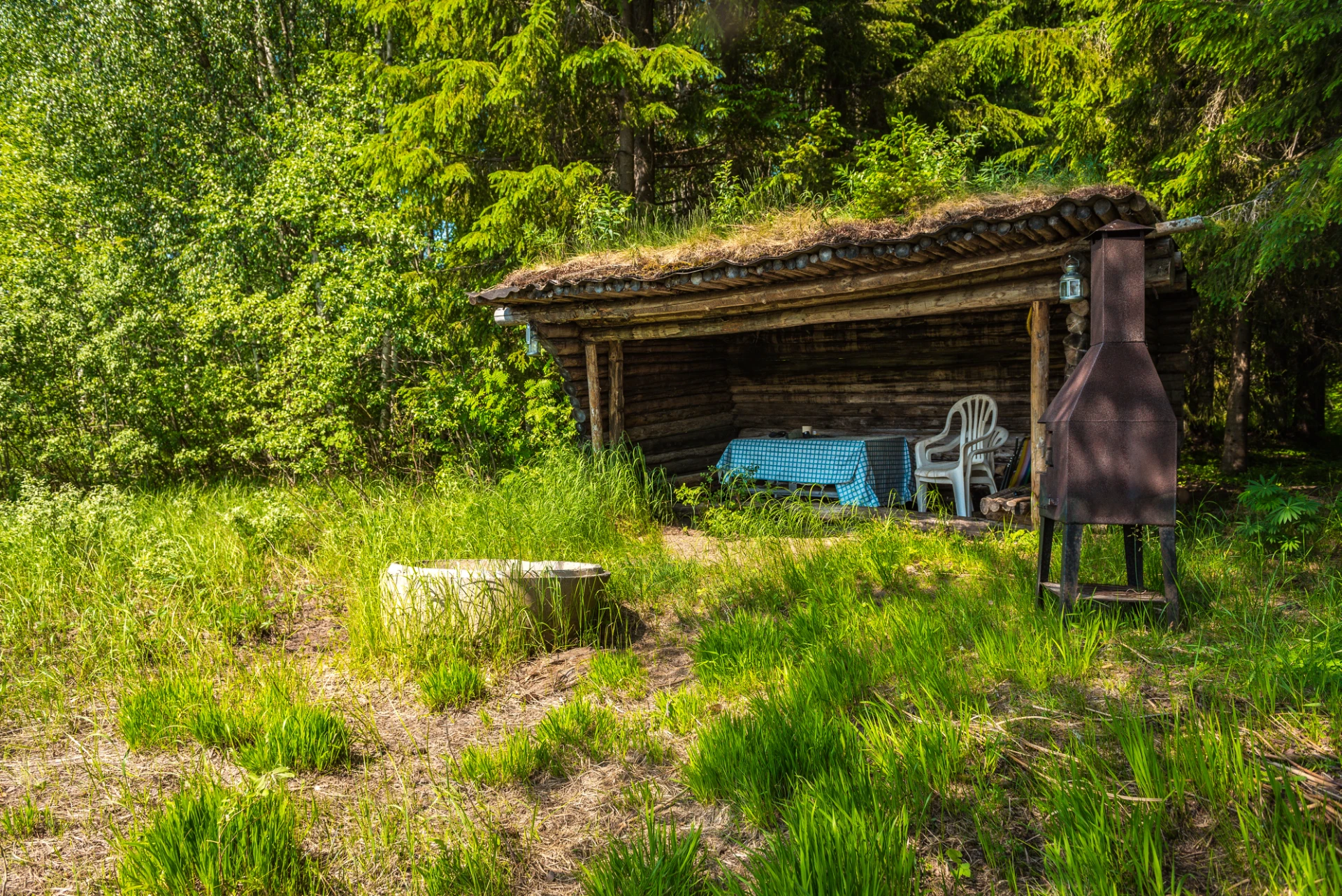 Vindskyddet vid sjön