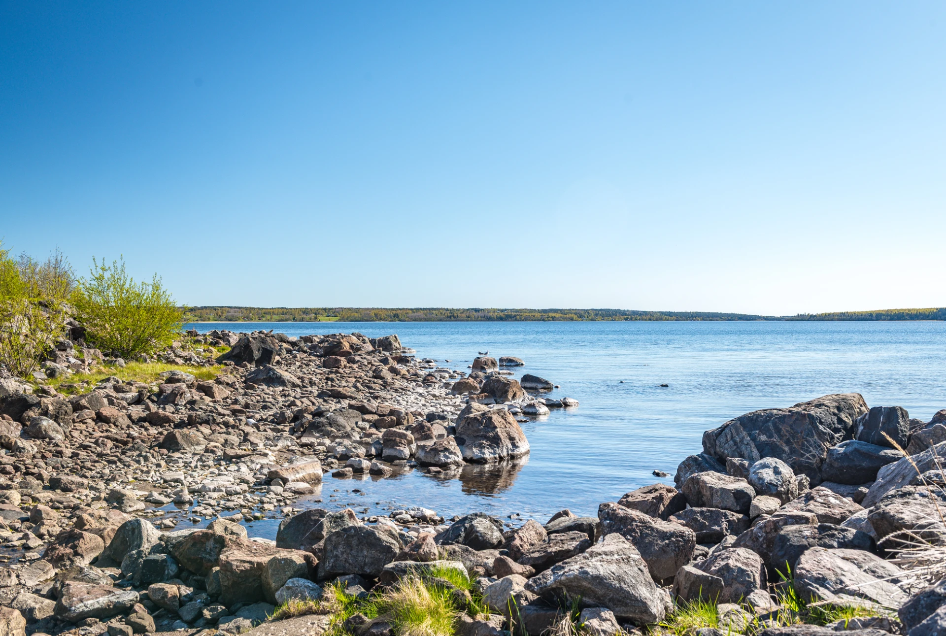 Vid stranden.