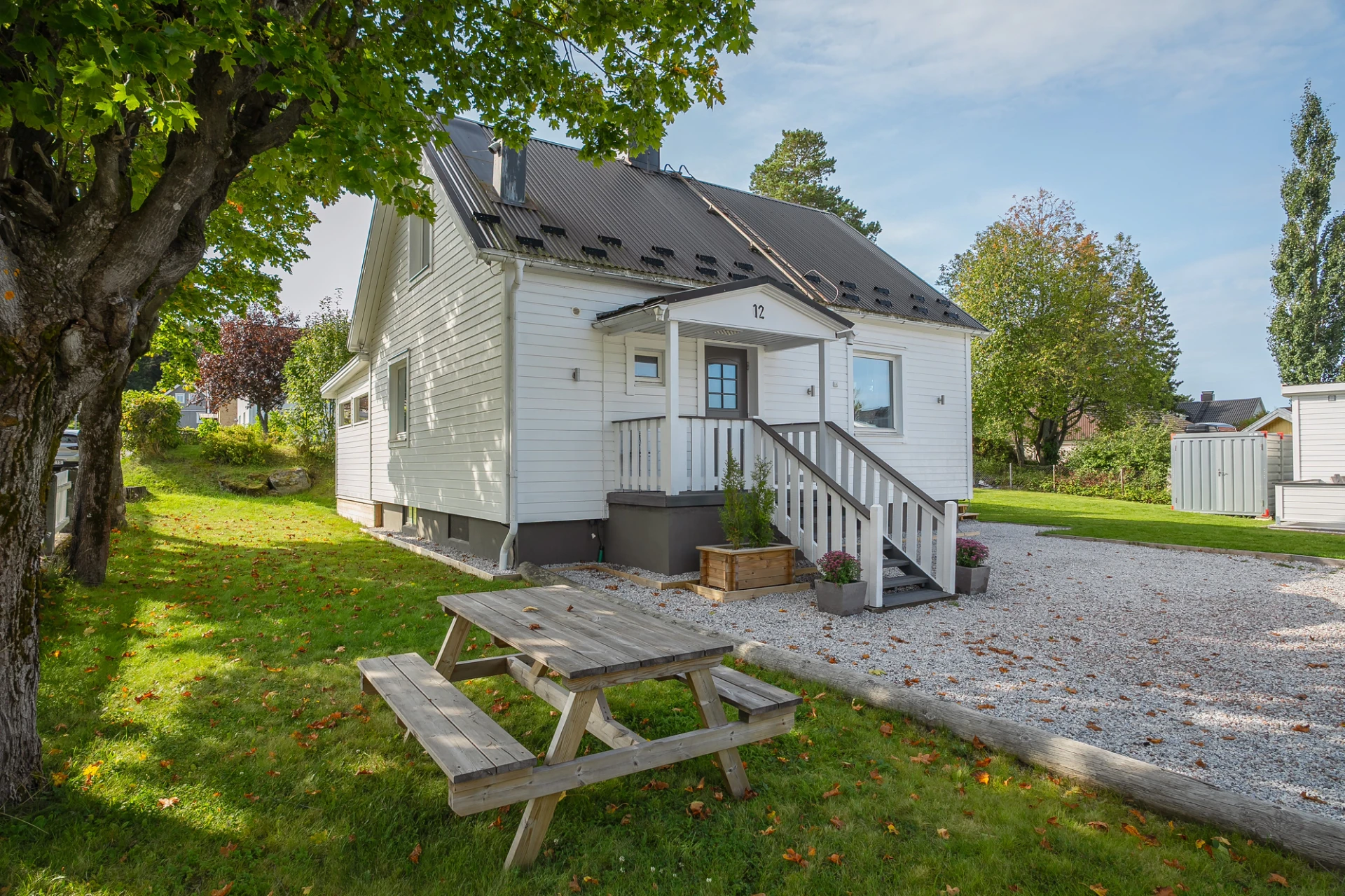 Hus och entrén