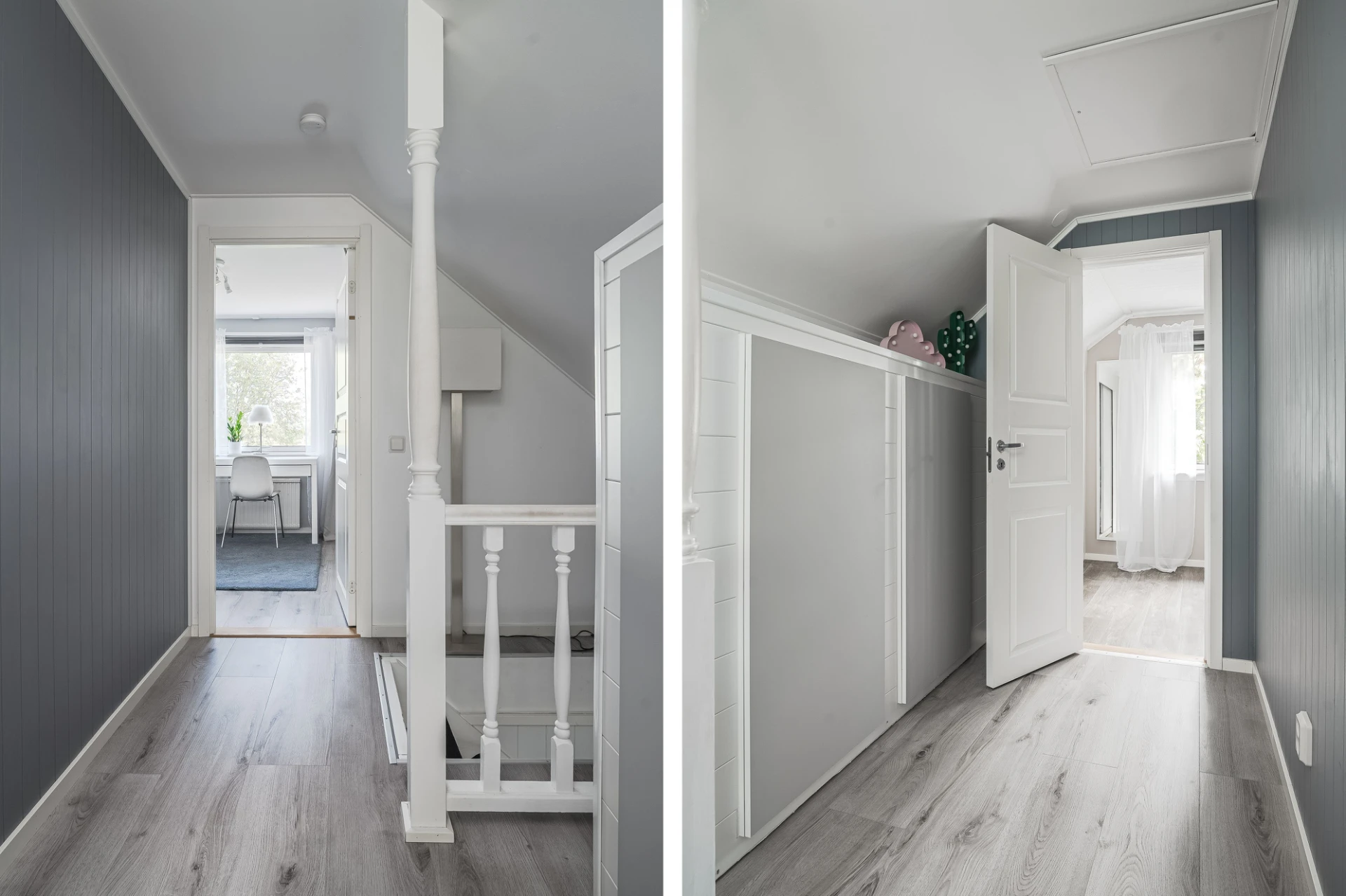 Hall på övre plan