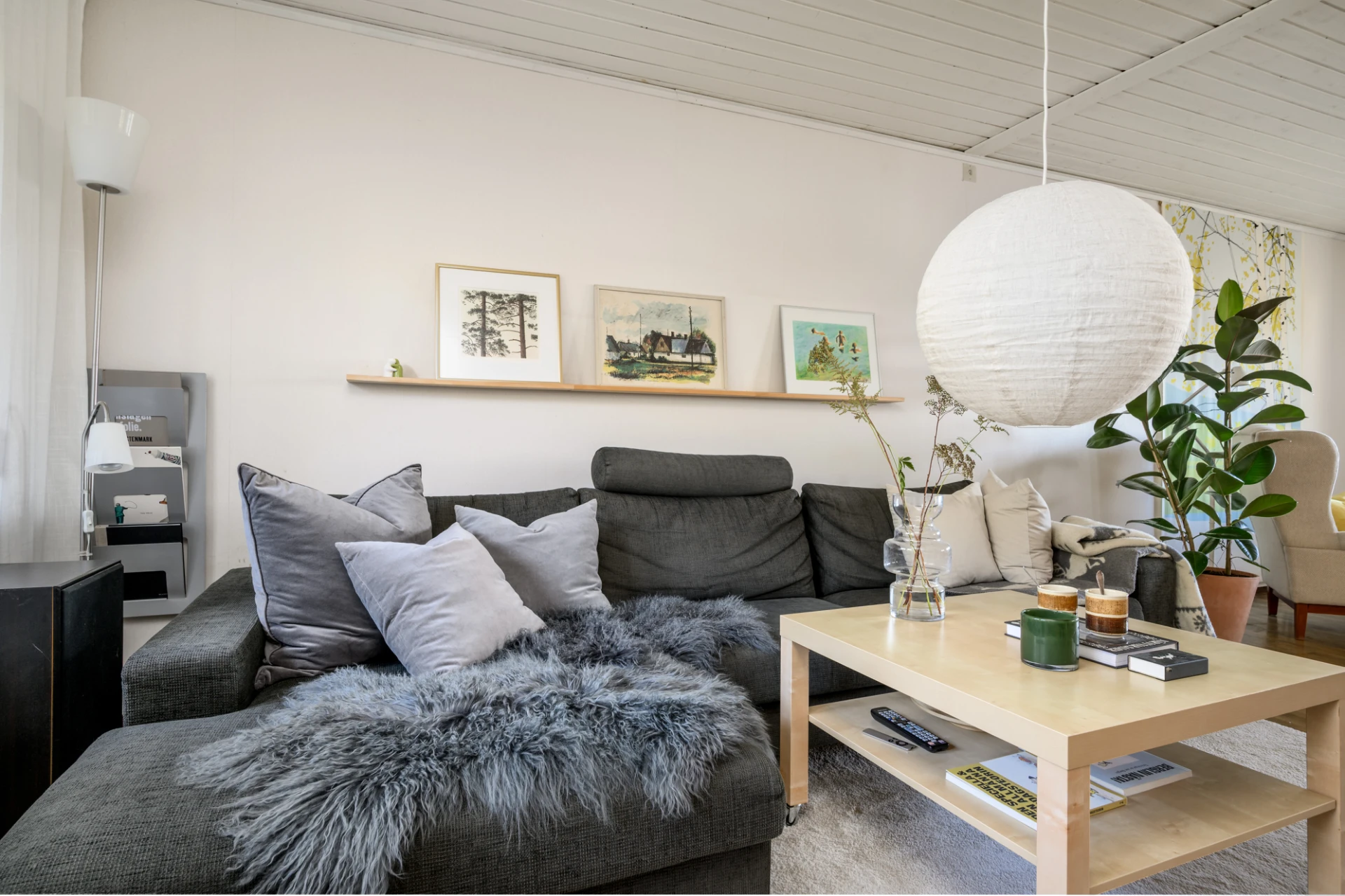I vardagsrummet