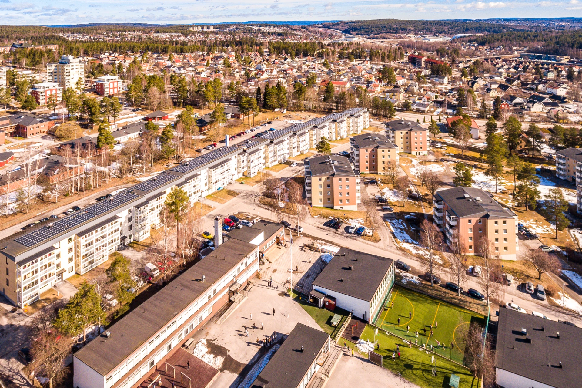 Tallrotsgatan och Tomtegr„nd