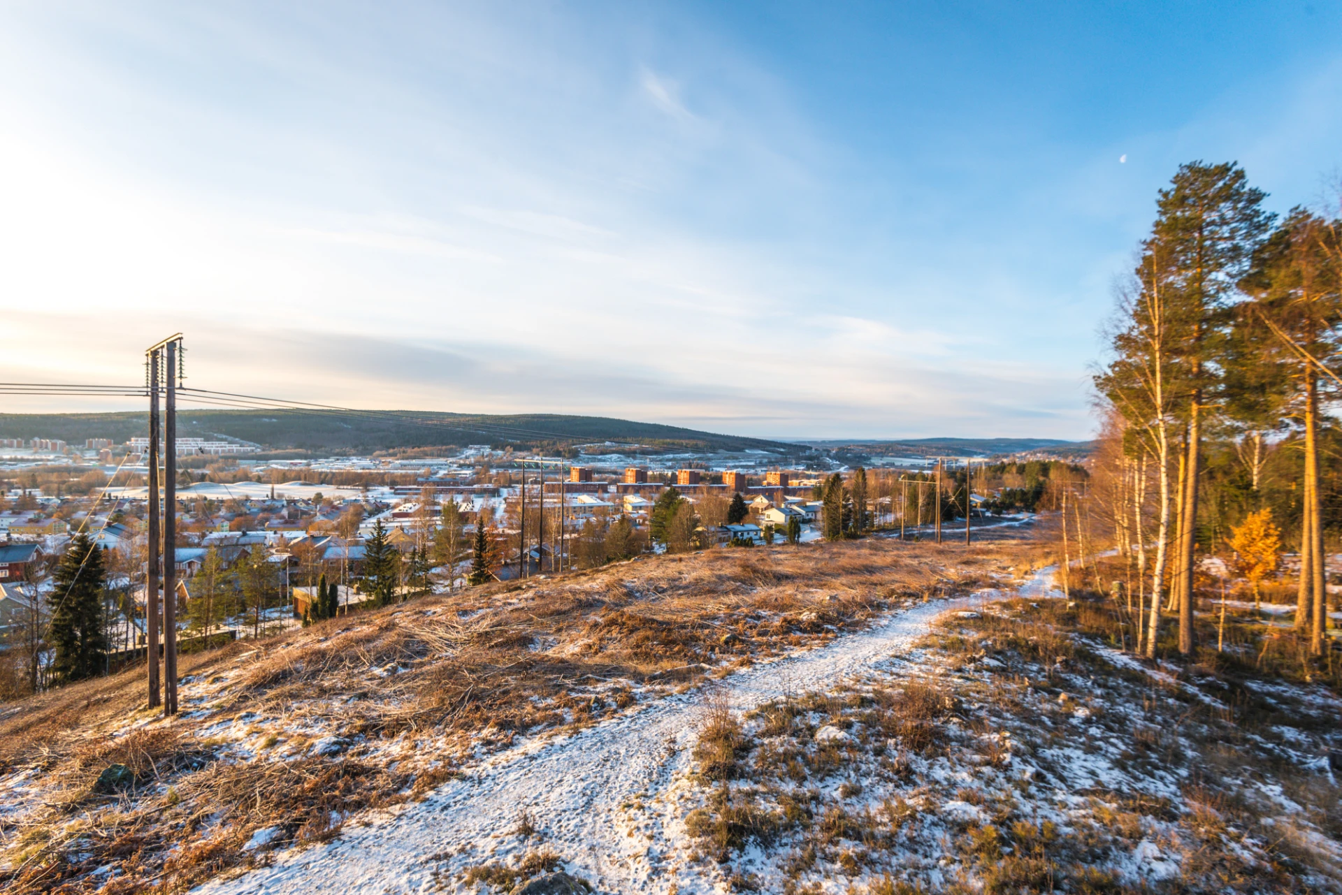 Falkenbergsvägen utsikt mot Granlo