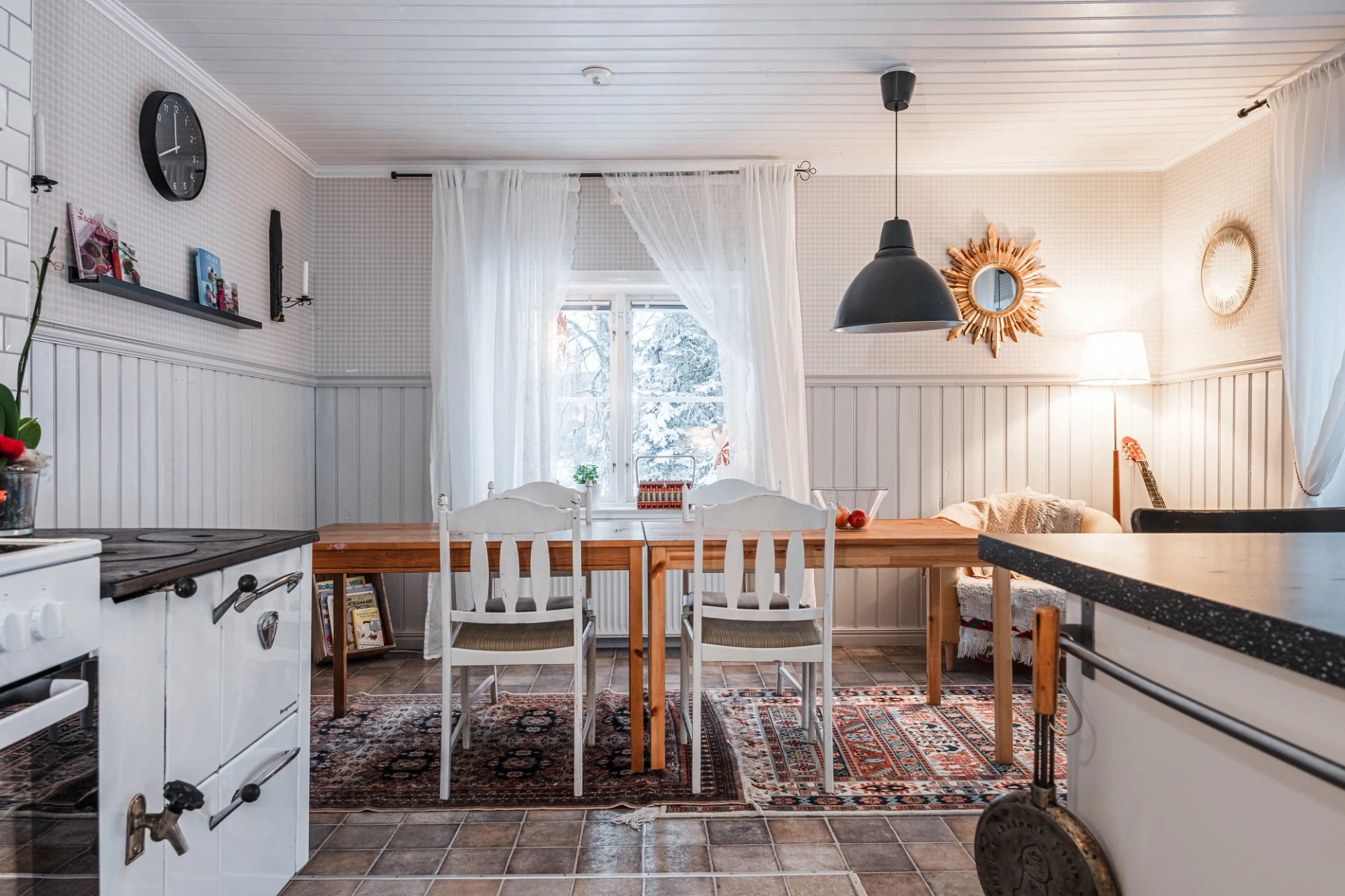 Kök på övervåning