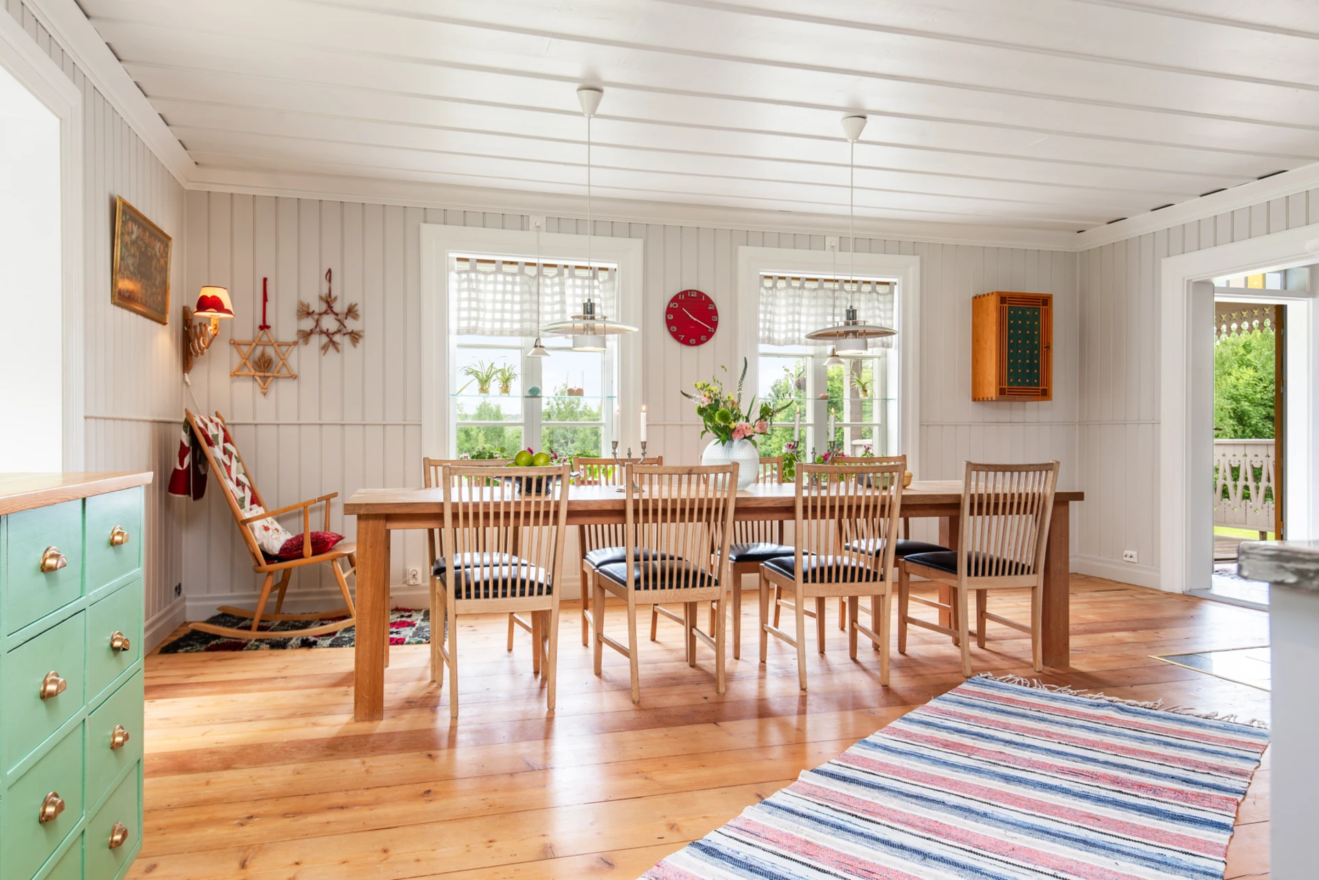 Inbjudande matplats för givande gemenskap