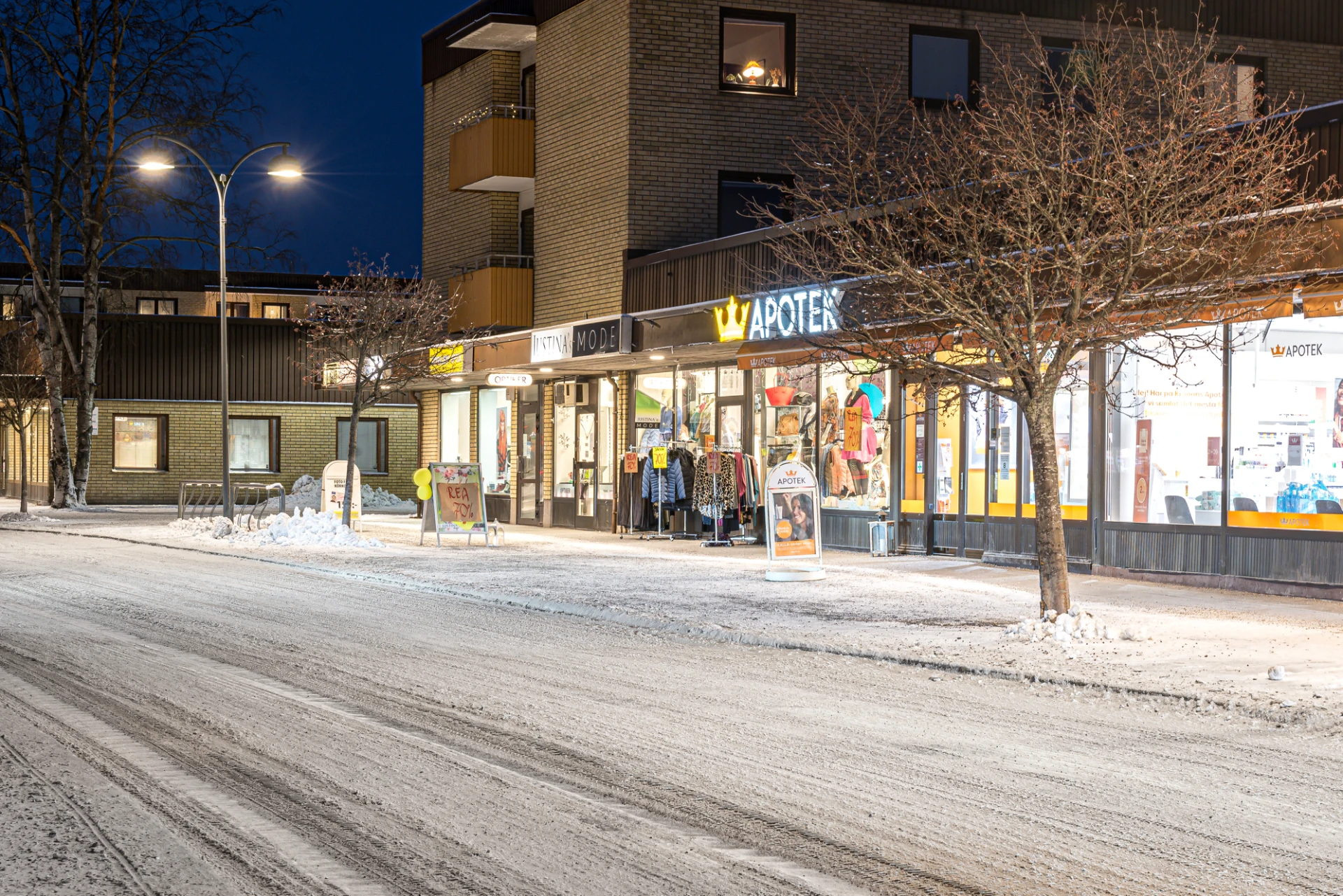 Butiker på Affärsgatan