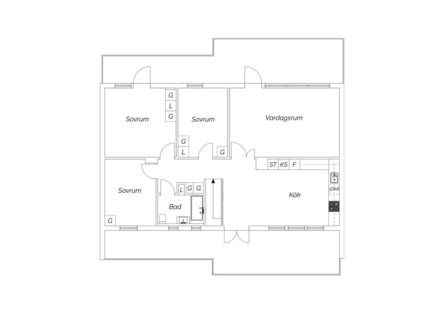 Övre plan