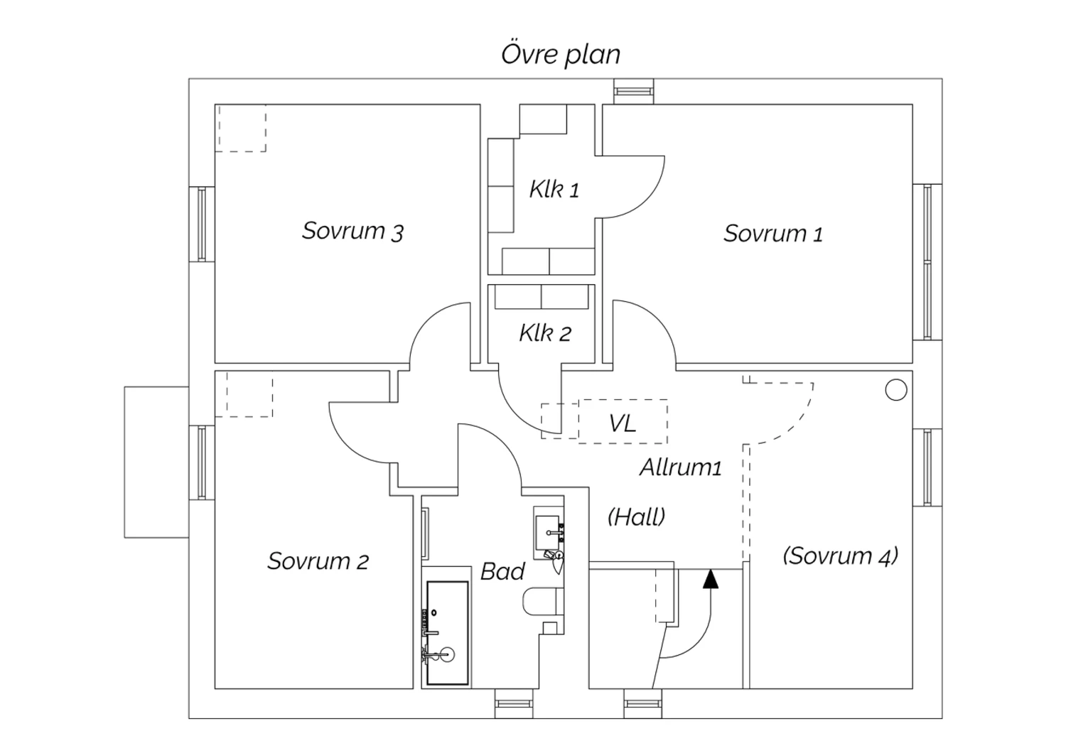 Övre plan