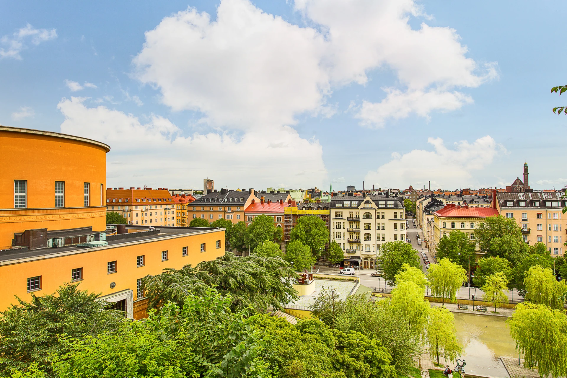 Vy över Observatorielunden