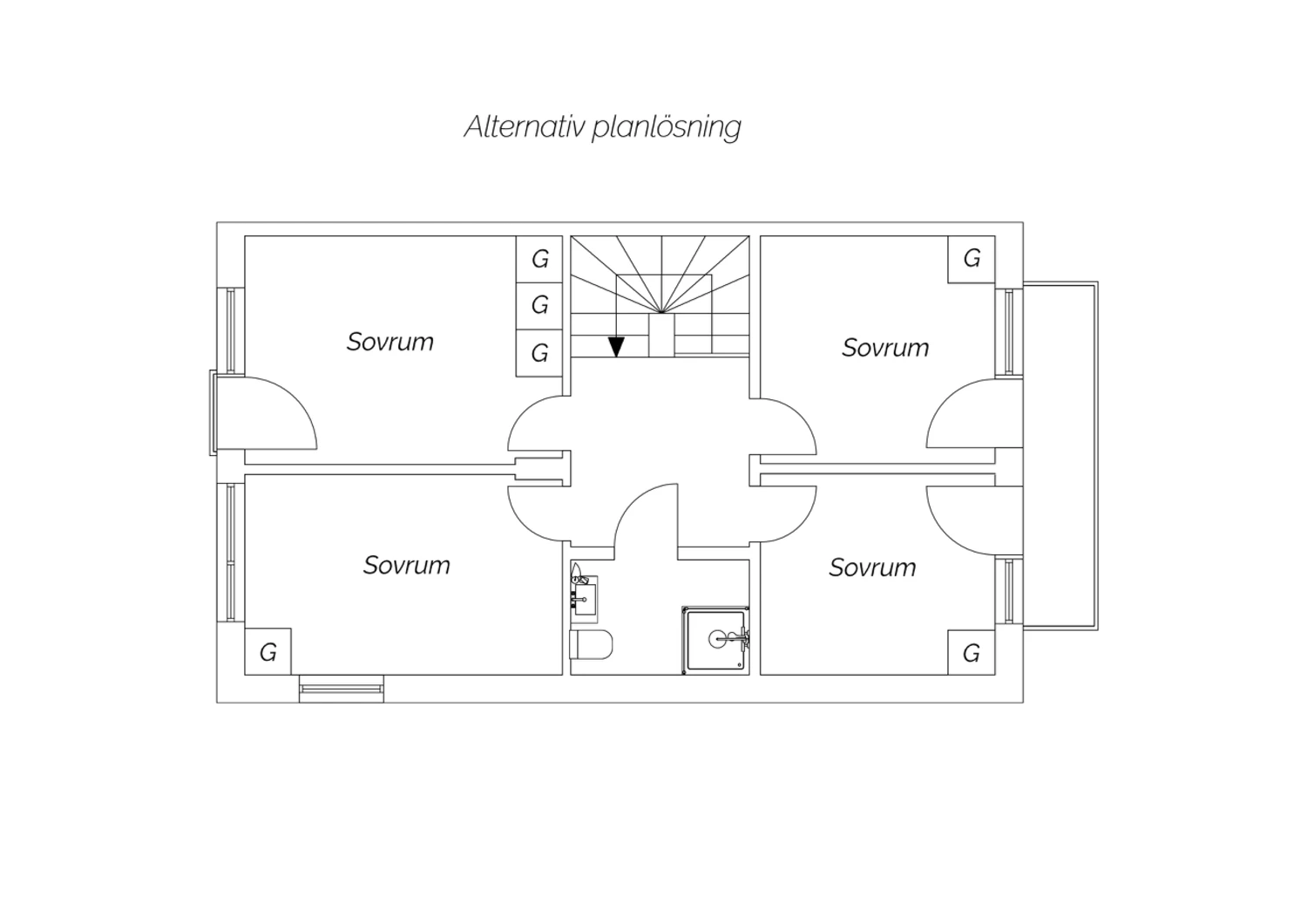 Alternativ planlösning
