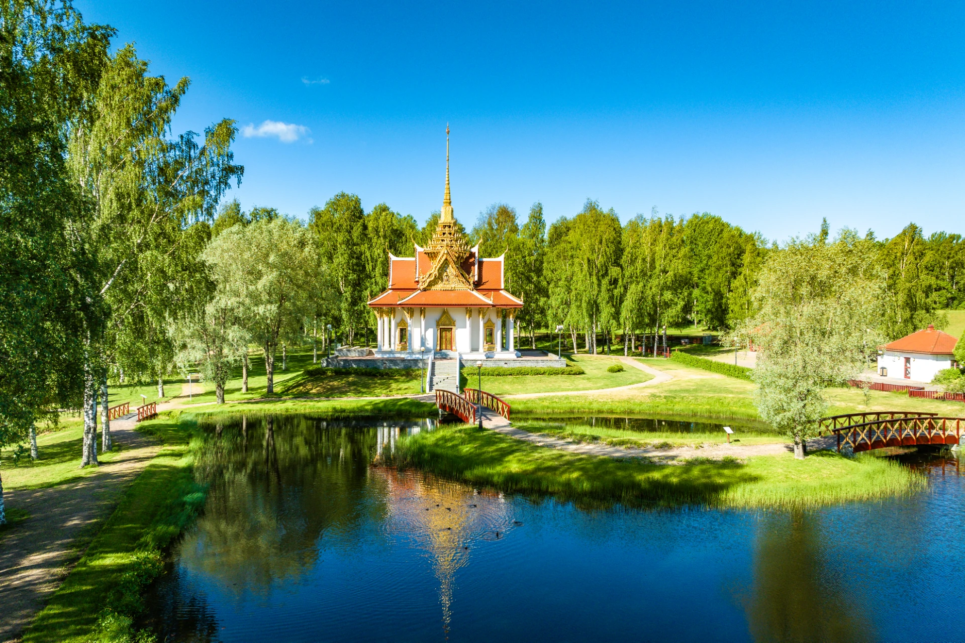 Thailändska paviljongen i Utanede