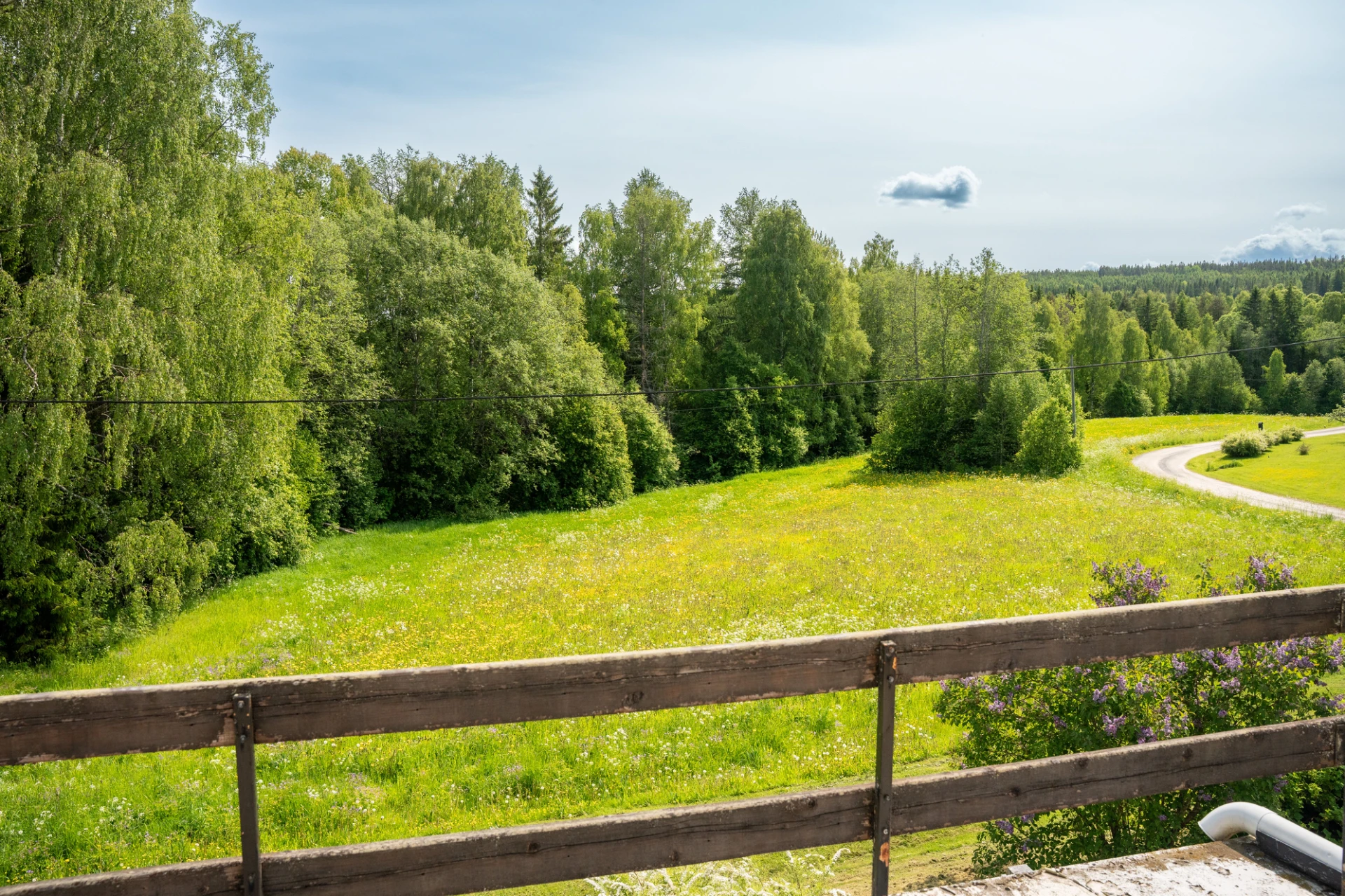 Balkong övervåning