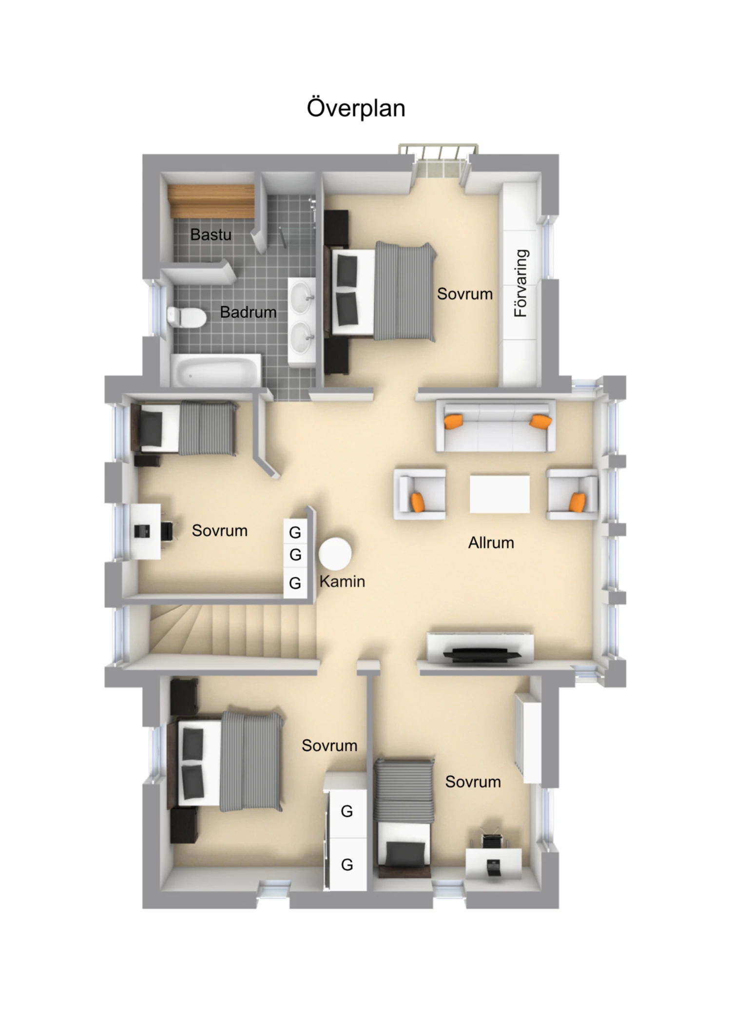 Övre plan