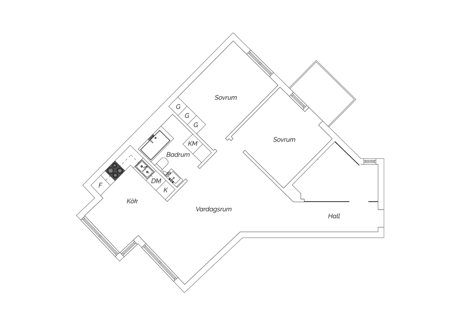 Alternativ planlösning
