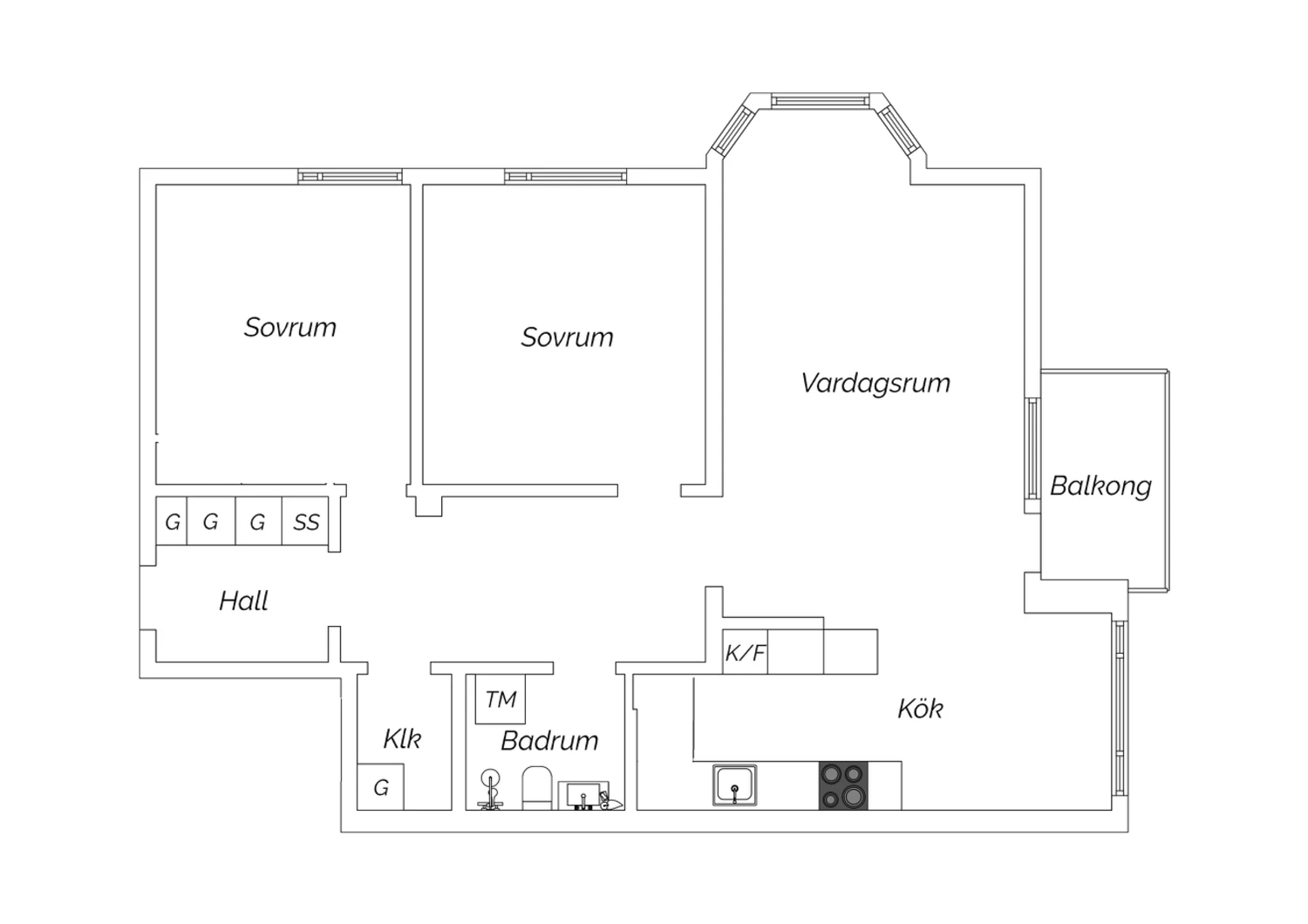 Planritning Ny