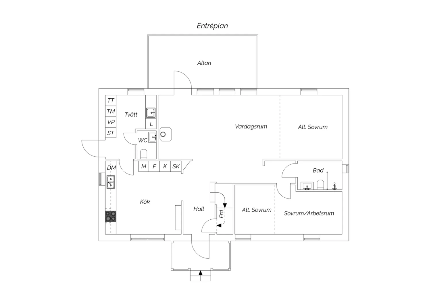 Alternativ planlösning