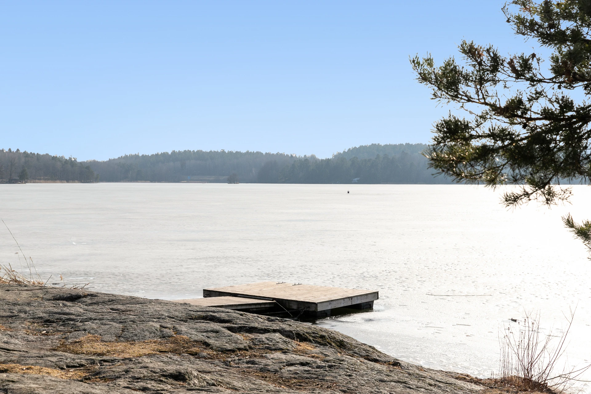 Badplats "pinnen" vid Ältasjön