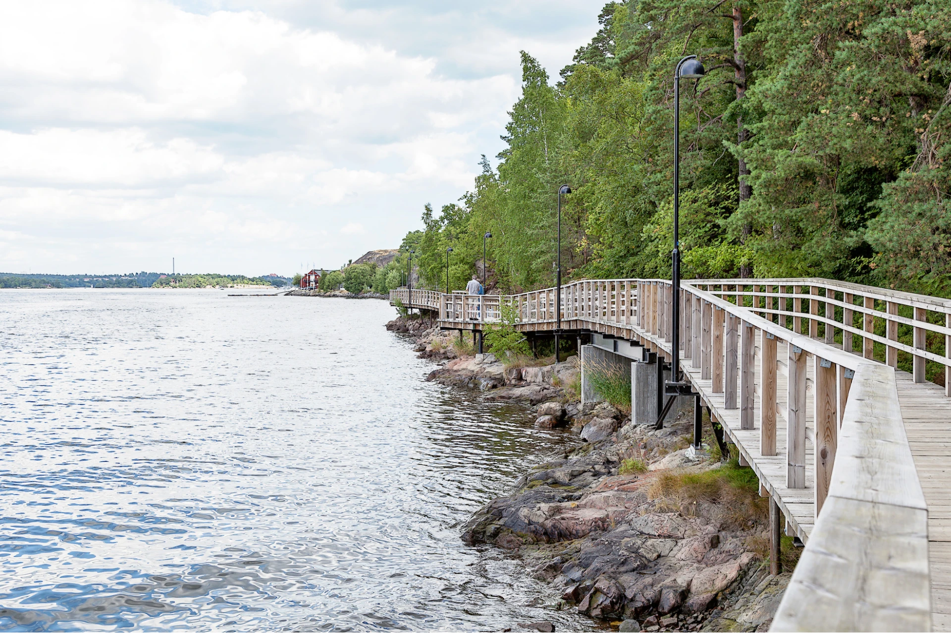 Promenad från Nacka Strand till Marinastaden