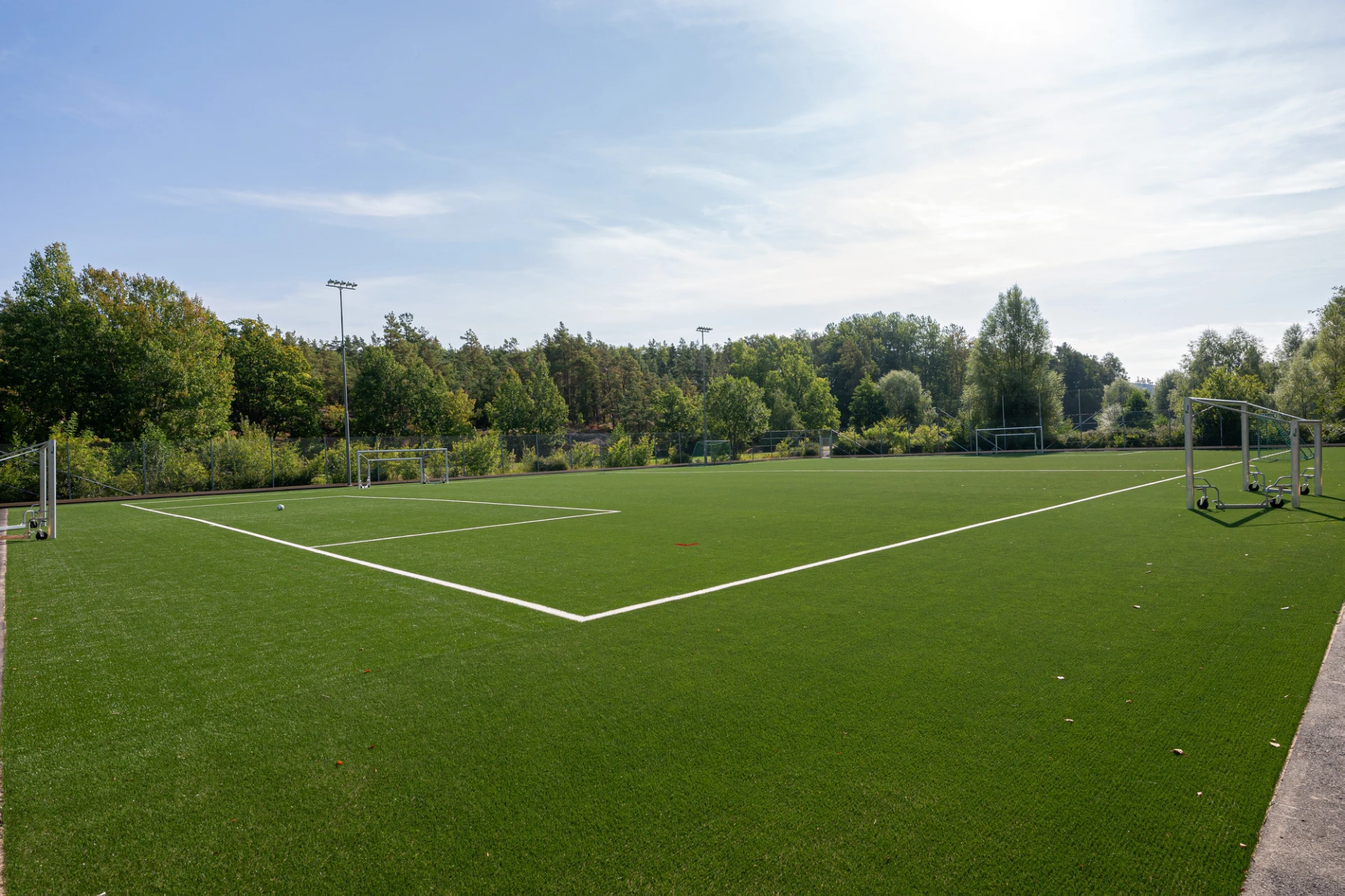 Konstgräsplanen i Hedvigslundsparken