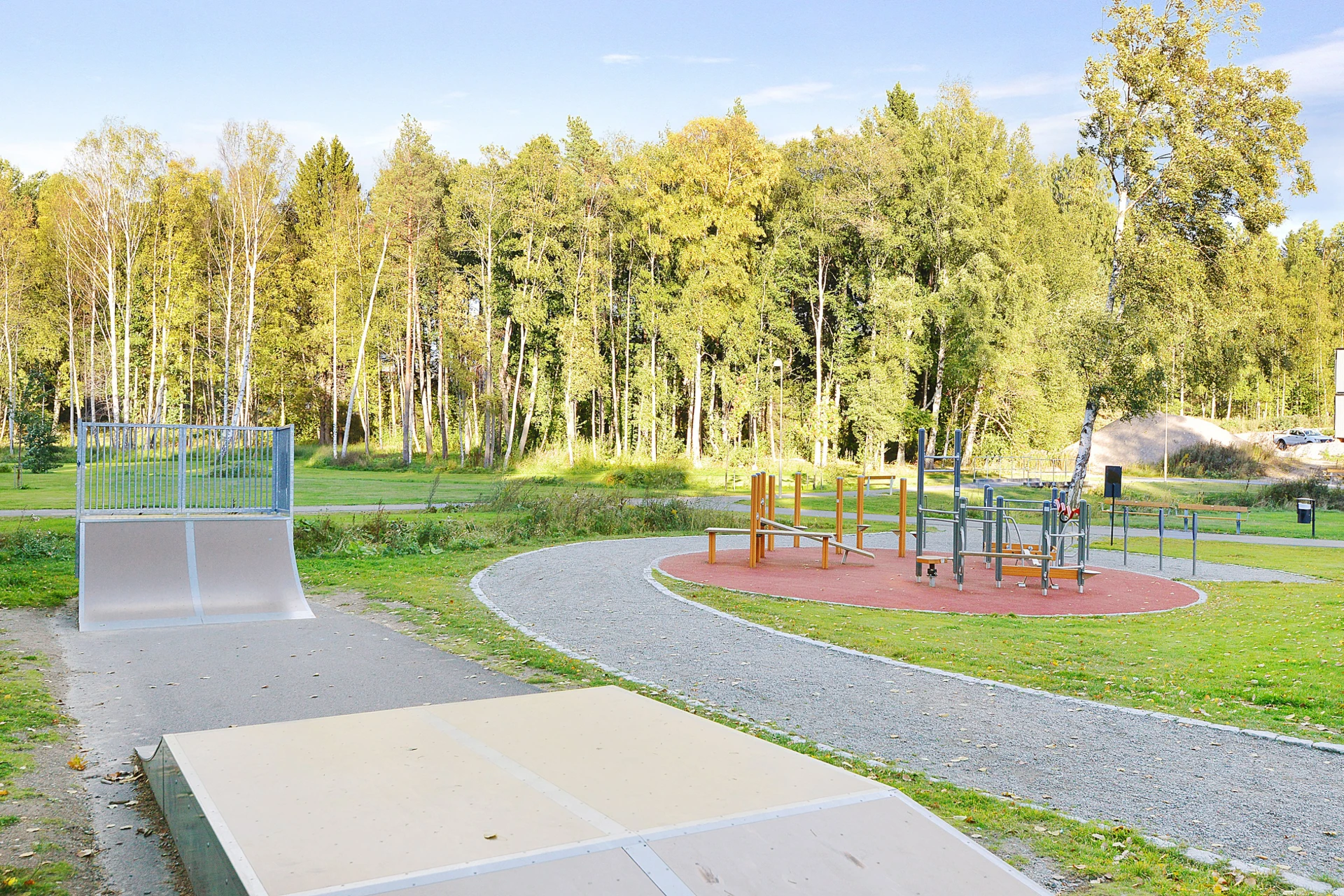 Lekpark i området