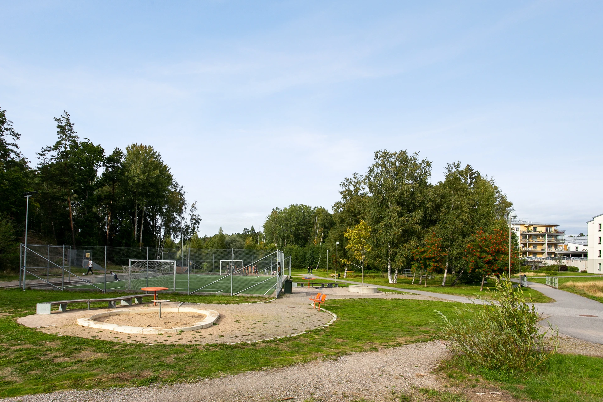 Lekpark i området