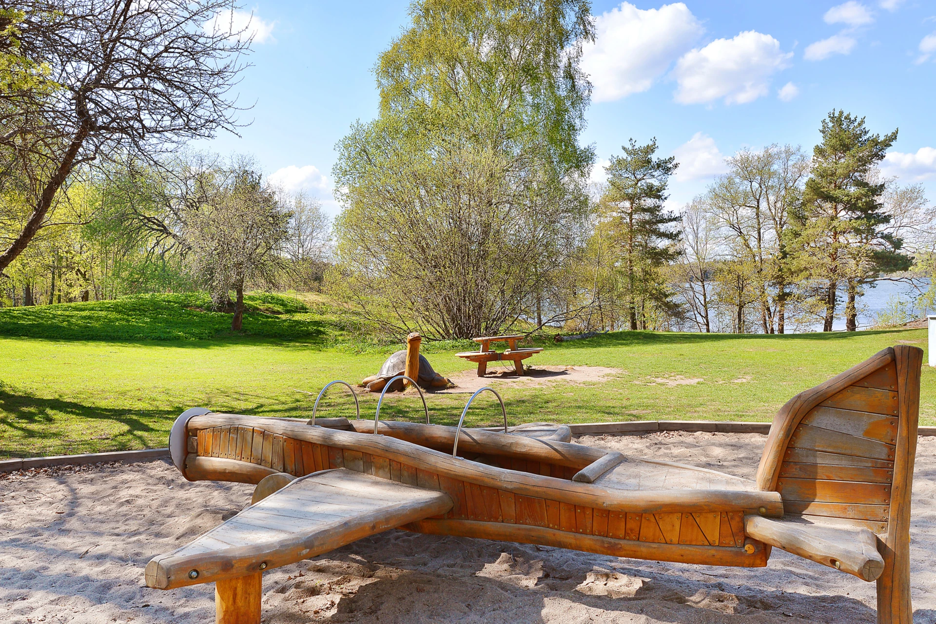Lekpark i området