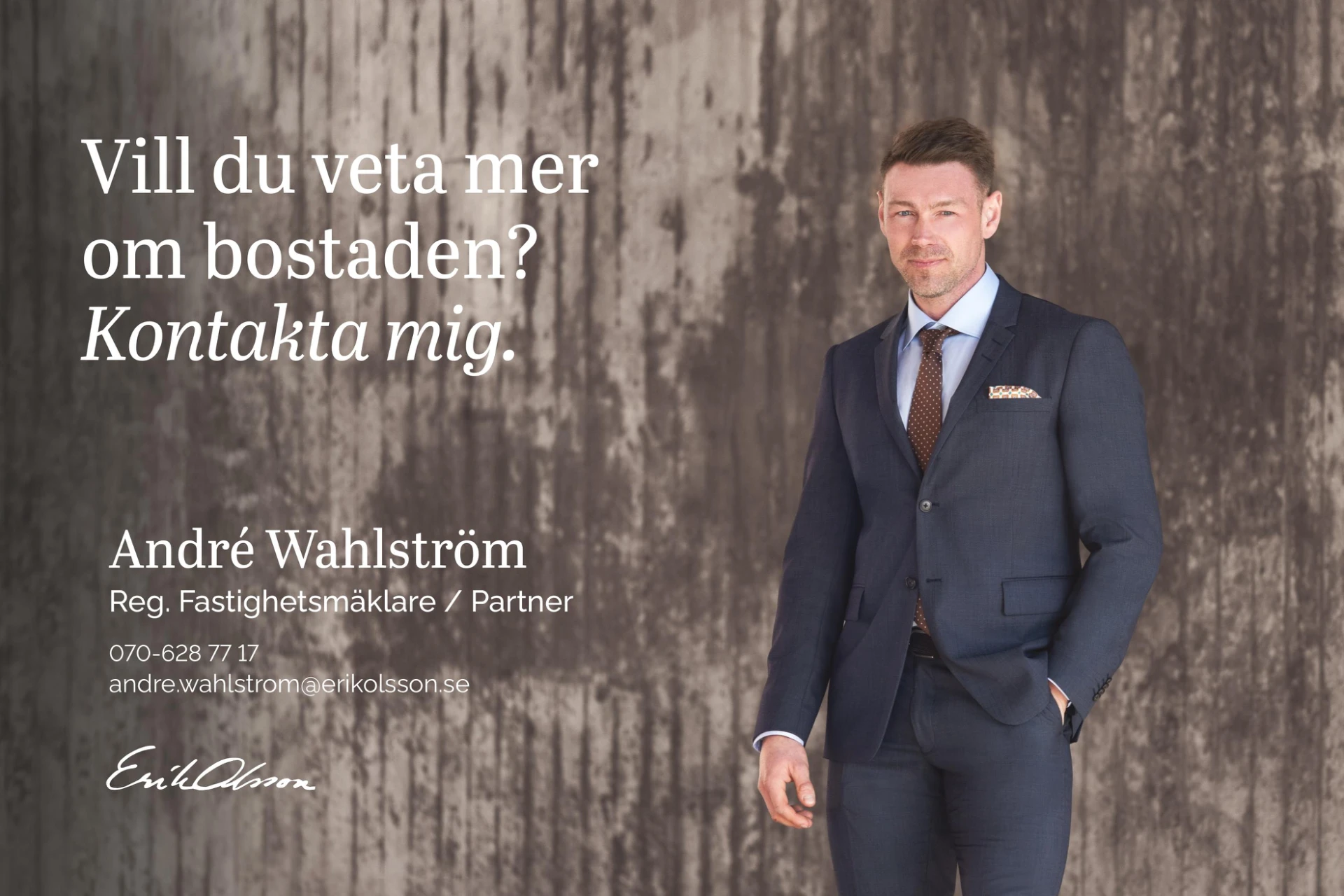 Mäklare André Wahlström