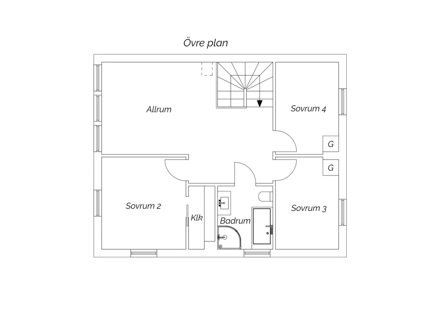 Övre plan