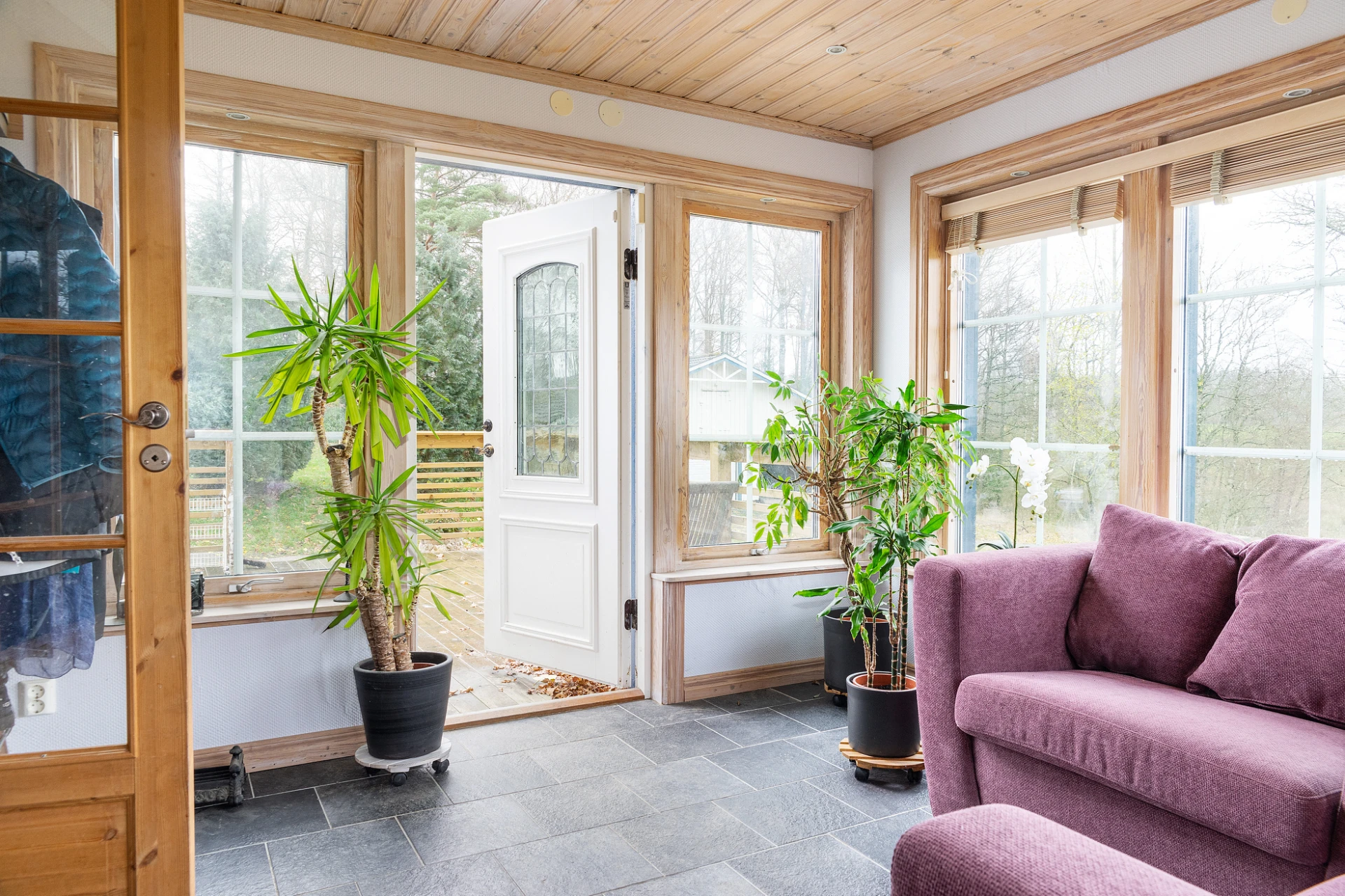 Hall och veranda
