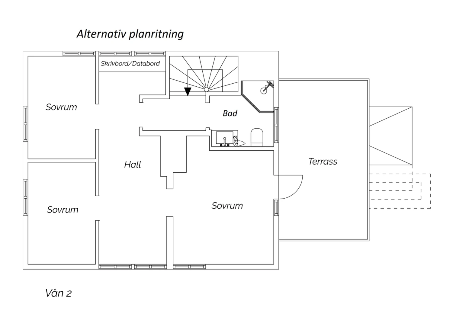 Alternativ planritning
