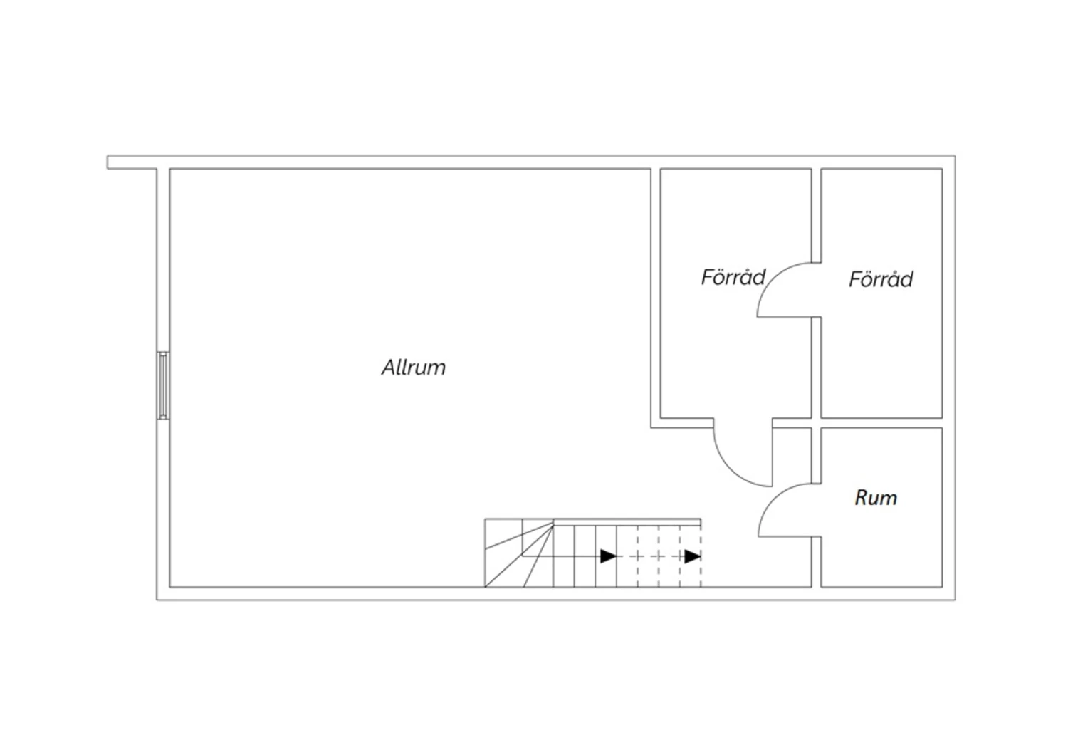 Planritning källarplan