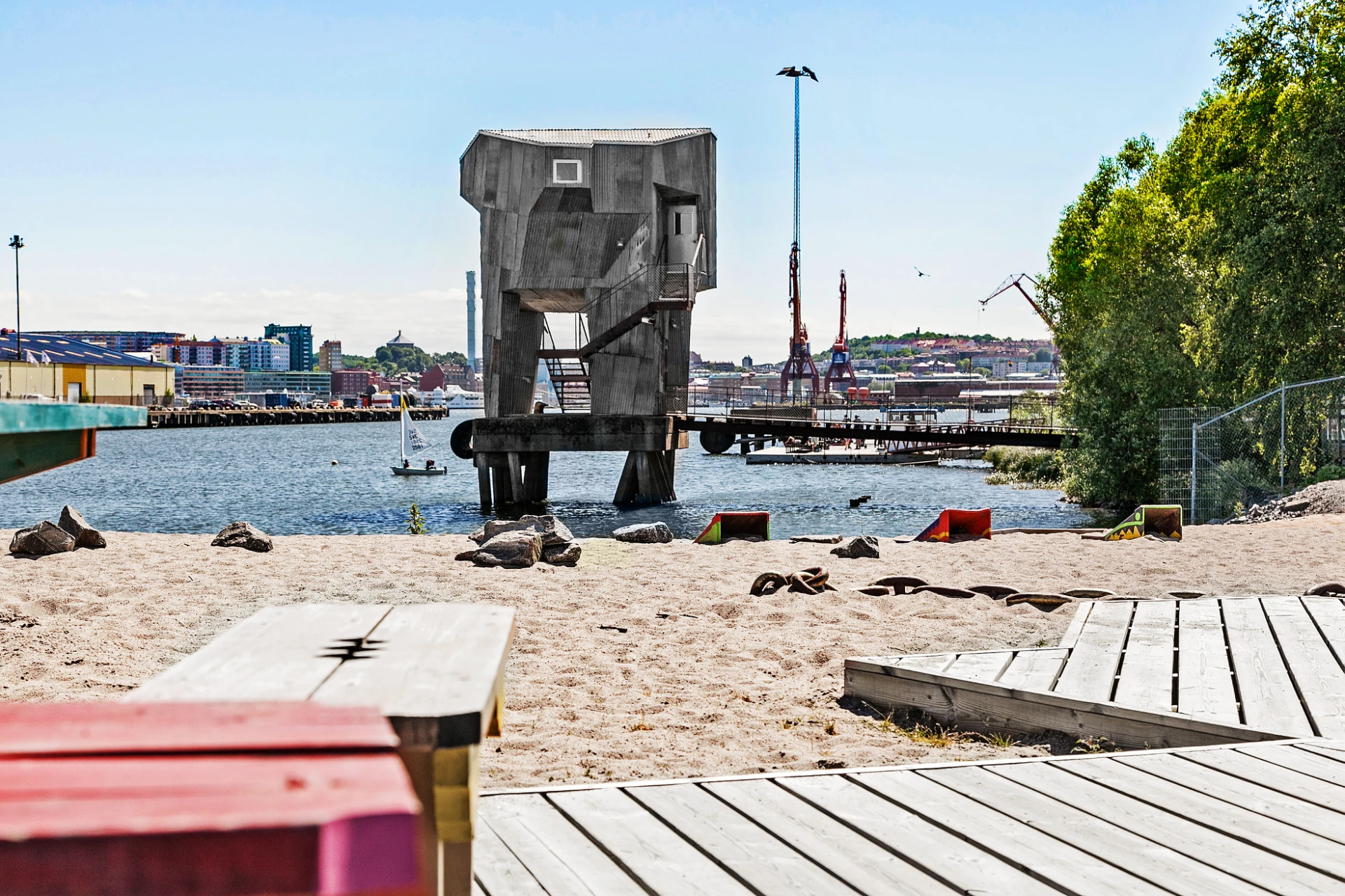 Svettekörka, bastun i Jubileumsparken, Frihamnen