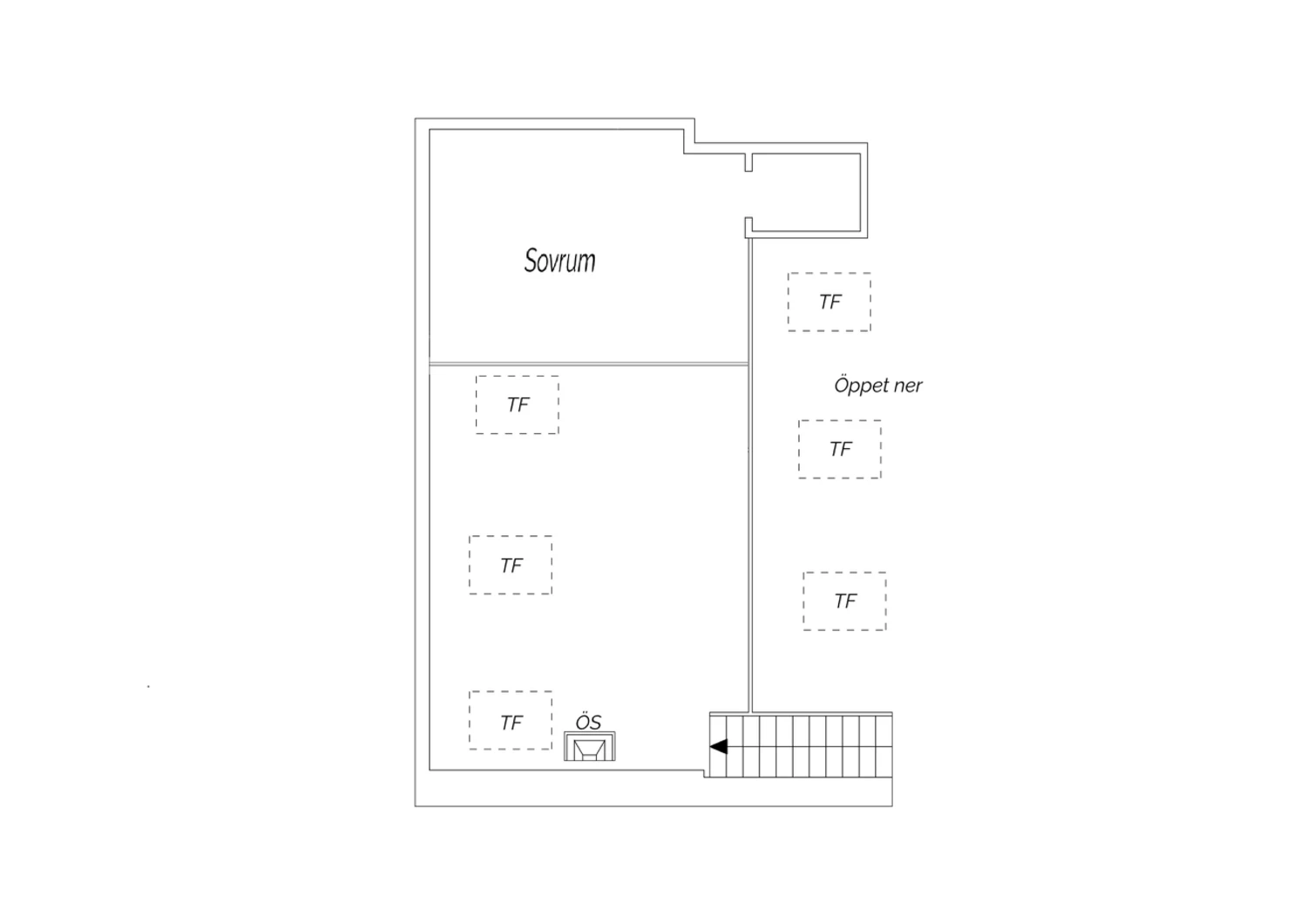 Övre plan alternativplanskiss