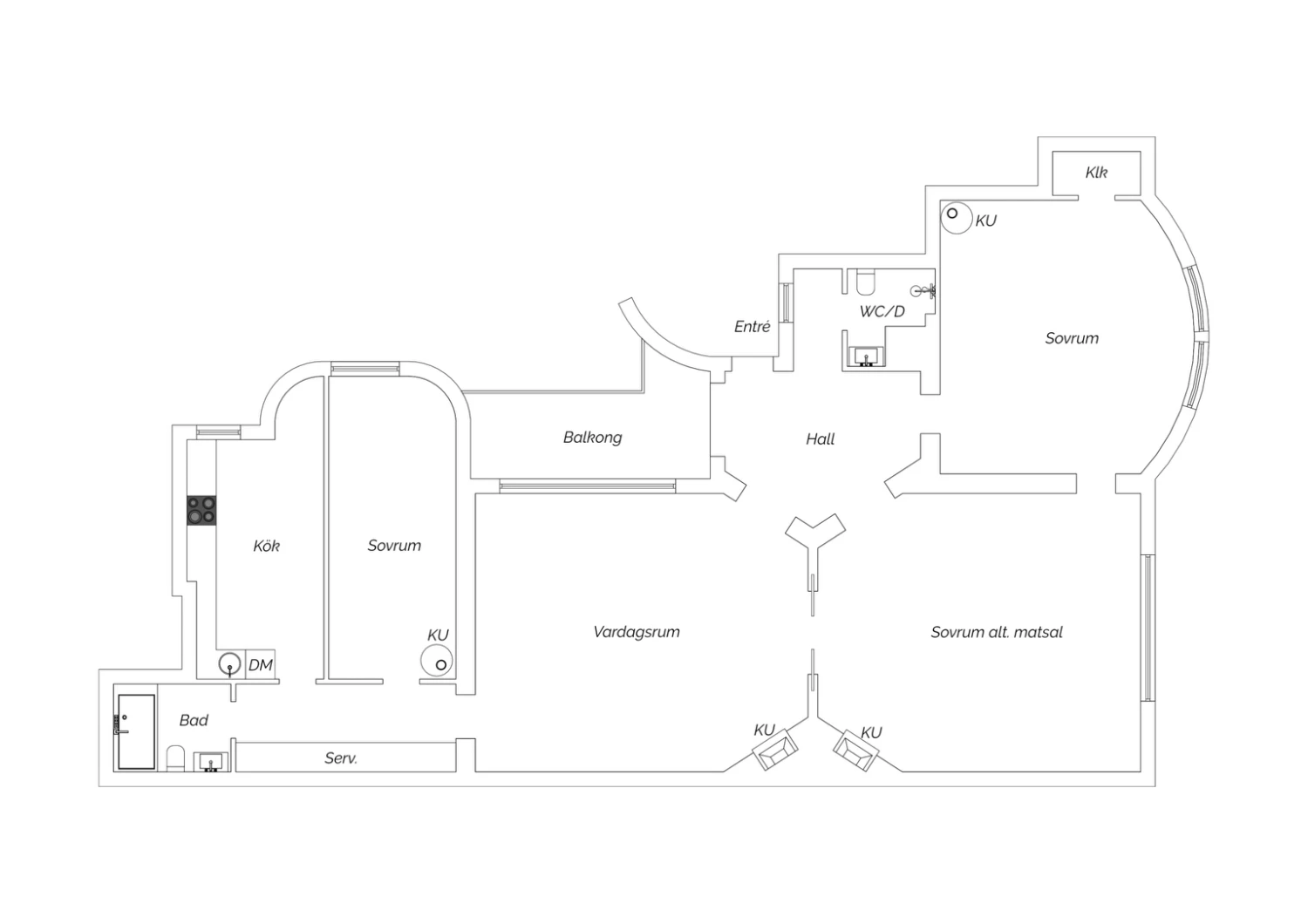 Original planlösning